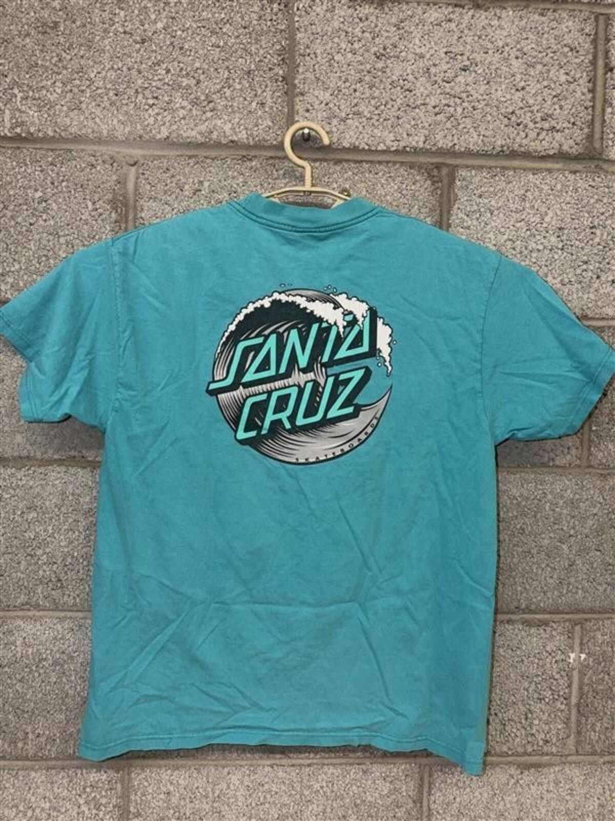 Santa Cruz Skateboards Santa Cruz Wave Dot Size L 2010s Blue Skate Surf Streetwear Size US L / EU 52-54 / 3 - 2 Thumbnail