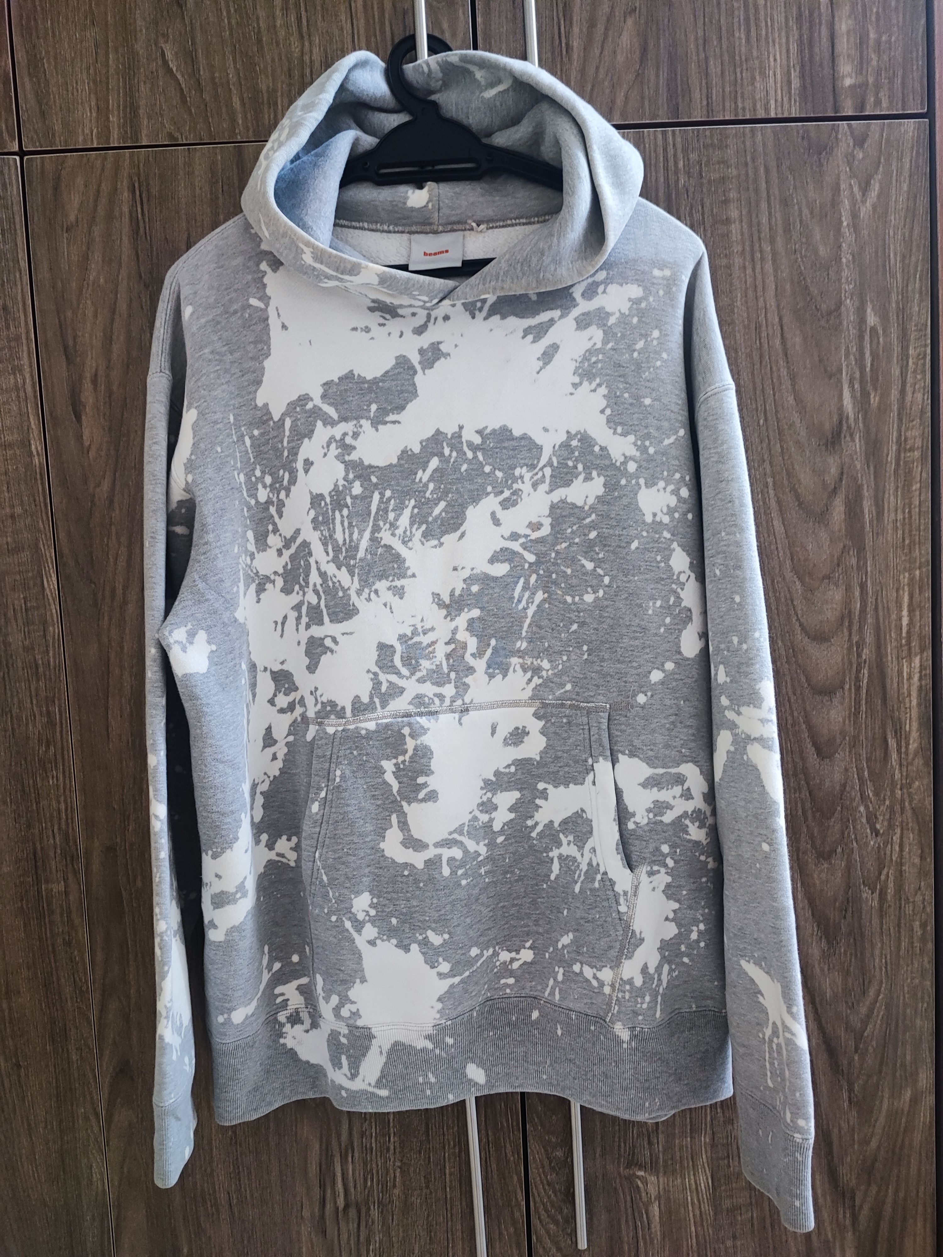Vintage Beams Japan Splatter Paint Design Hoodie