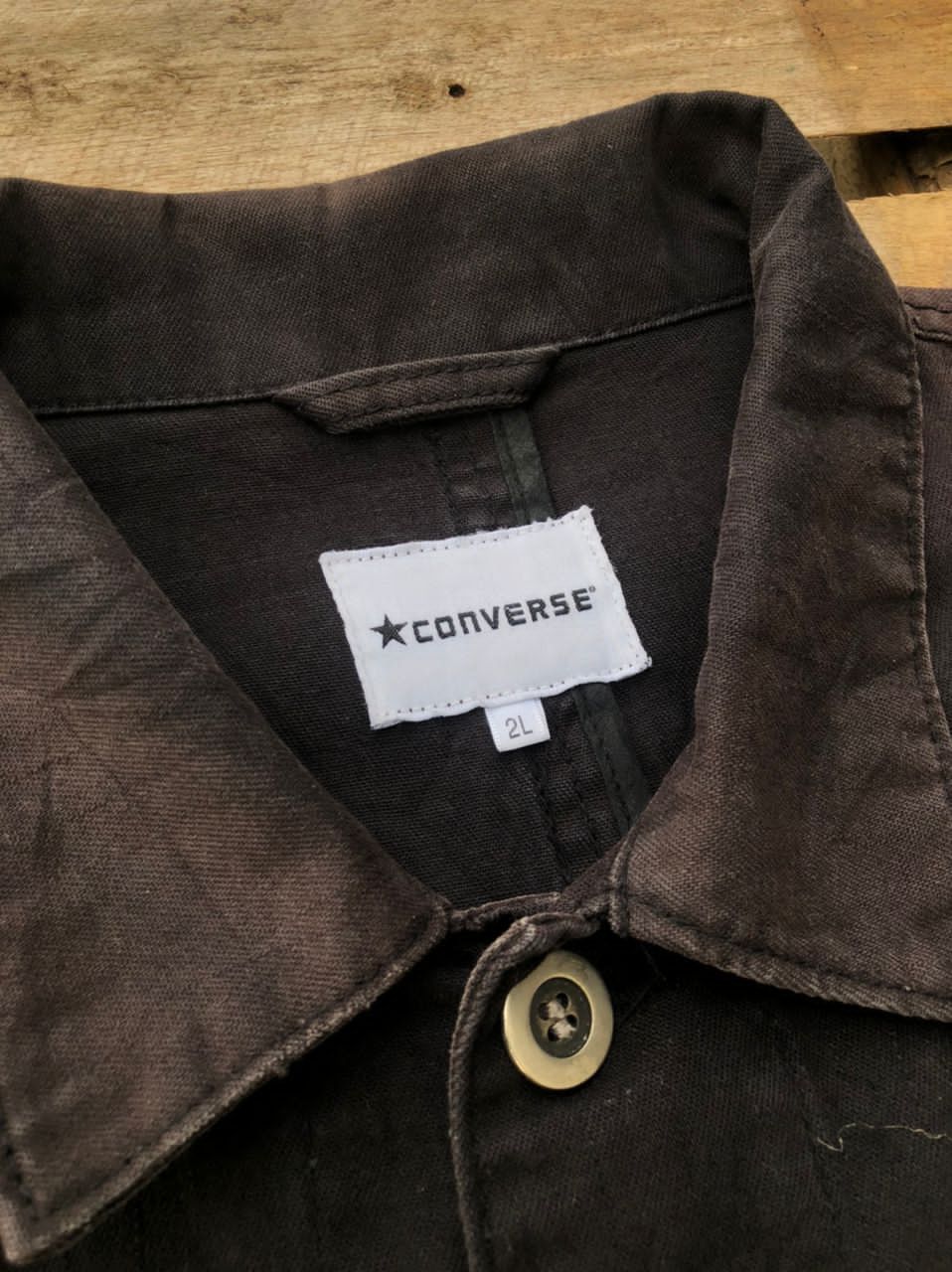 Converse × Vintage Vintage Converse Faded Chore Jacket Size US L / EU 52-54 / 3 - 3 Thumbnail