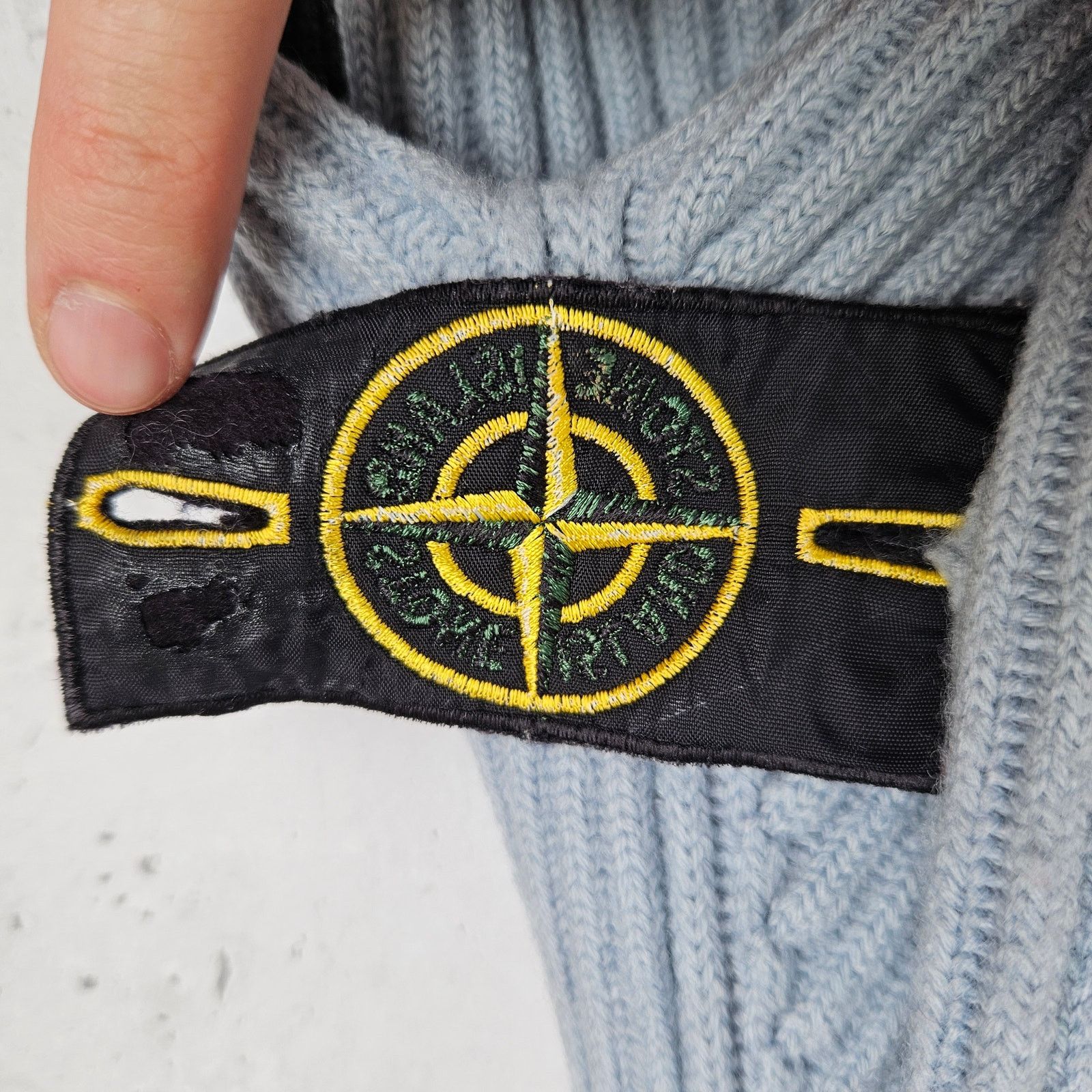 Stone Island Vintage Stone Island Ribbed Turtleneck Knit Sweater Size US S / EU 44-46 / 1 - 5 Thumbnail