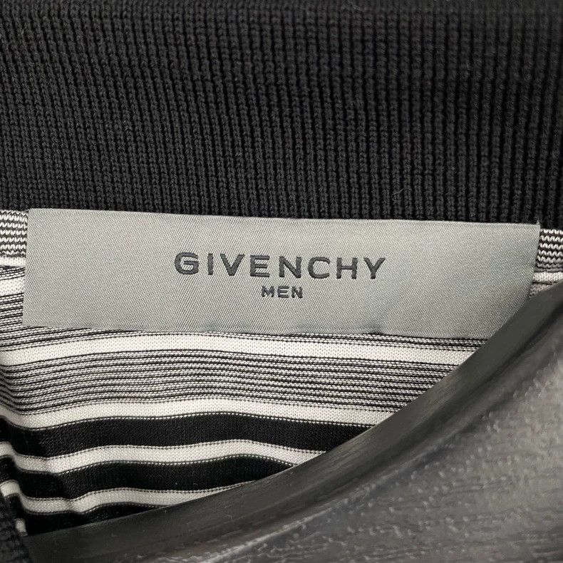 Givenchy Givenchy Four Square Embroidered Striped Polo Shirt Size US XL / EU 56 / 4 - 4 Thumbnail
