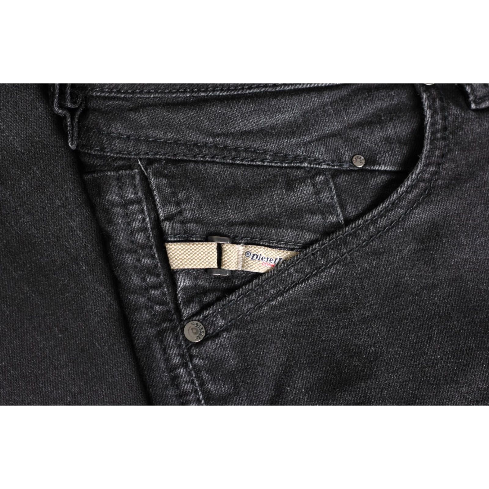 Diesel DIESEL BELTHER 0886Z Jeans Men Slim Tapered Regular 31/32 Stretch W31 L32 Grey DZ7678 Size US 31 - 5 Thumbnail