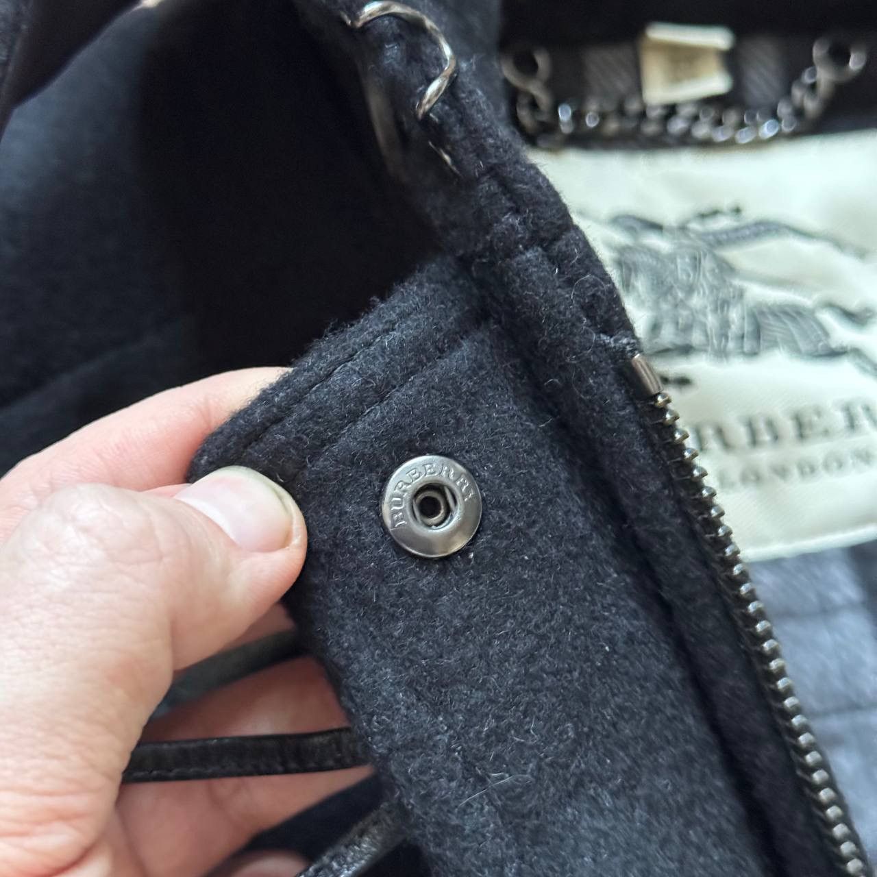 Burberry Burberry Wool Duffle Coat Nova Check England Jacket Size XL / US 12-14 / IT 48-50 - 10 Thumbnail
