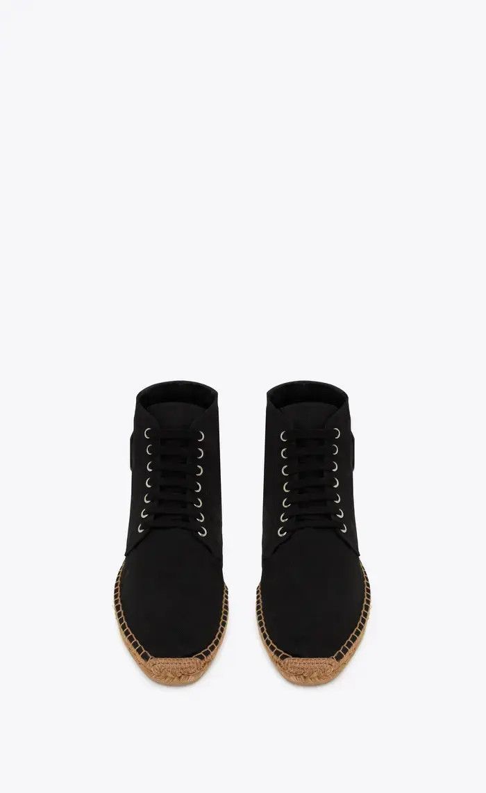 Saint Laurent Paris Saint Laurent Damon High Top Espadrilles Size US 7 / EU 40 - 2 Thumbnail