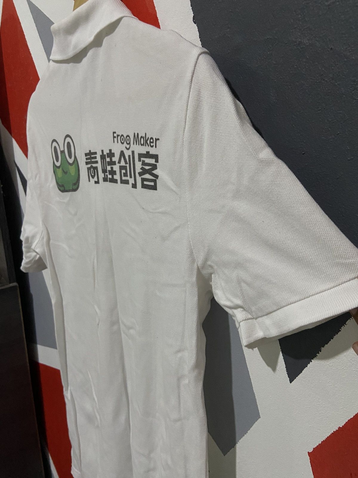 Japanese Brand Nike Polo Tee - the Frog Maker Size US M / EU 48-50 / 2 - 5 Thumbnail