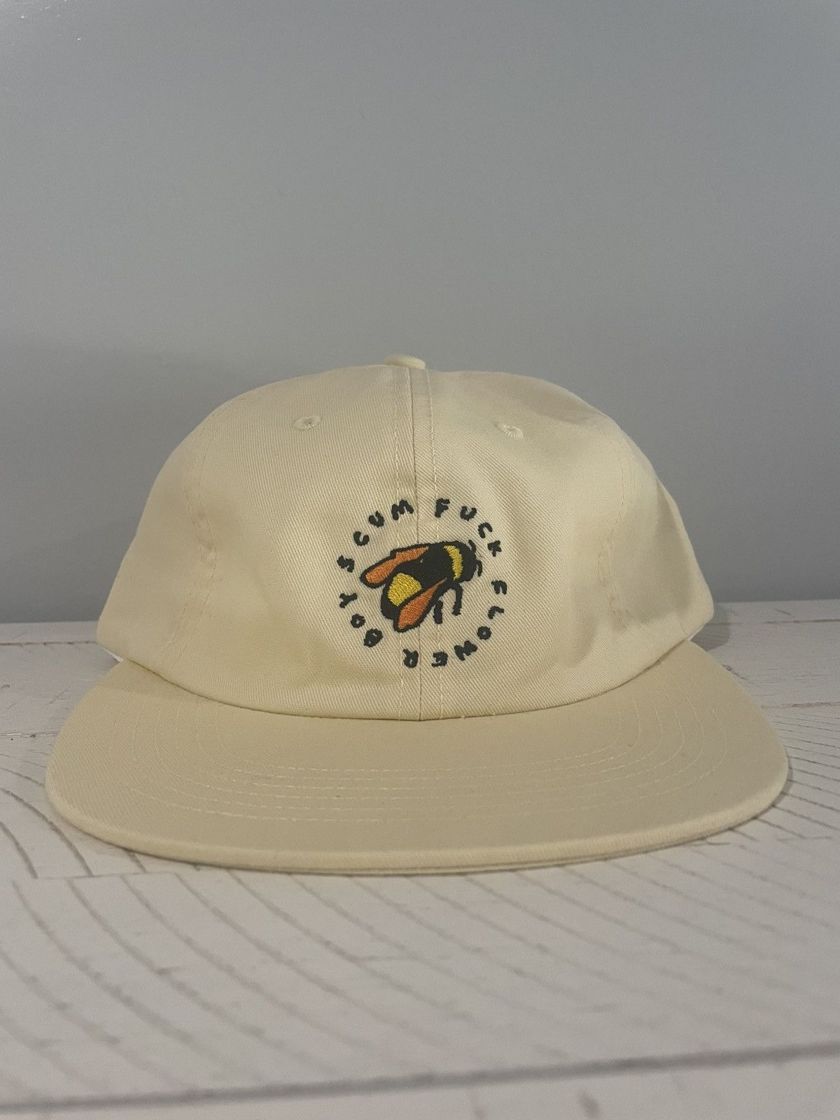 Golf Wang × Tyler The Creator Golf Wang Flower Boy Hat Cream Size ONE SIZE - 1 Thumbnail