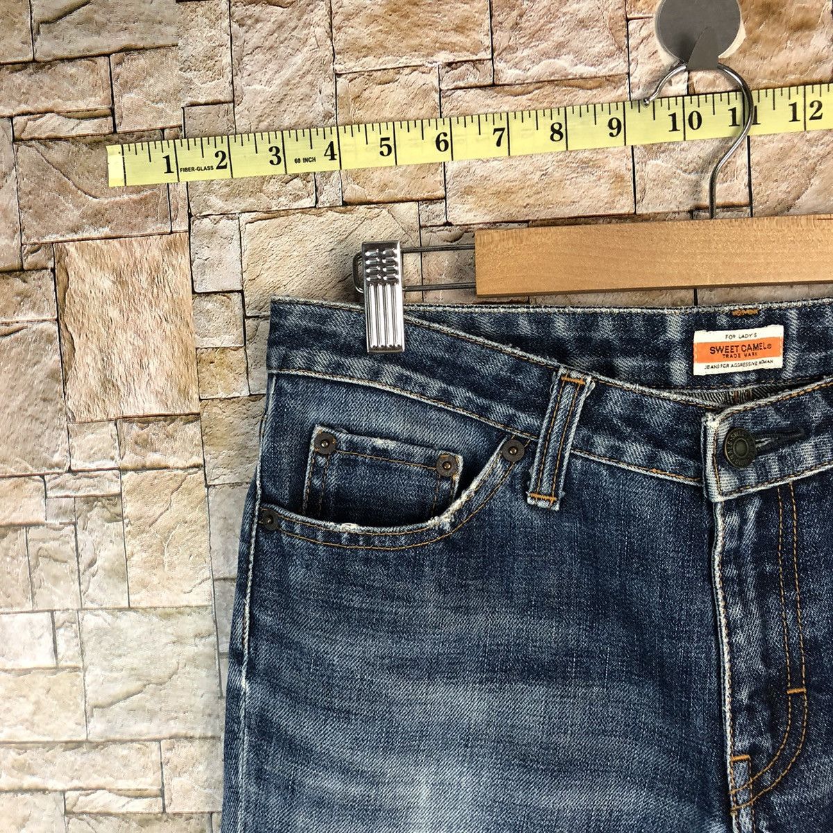 Japanese Brand Sweet Camel Blue Jeans Pants #A966 Size 28" / US 6 / IT 42 - 8 Thumbnail