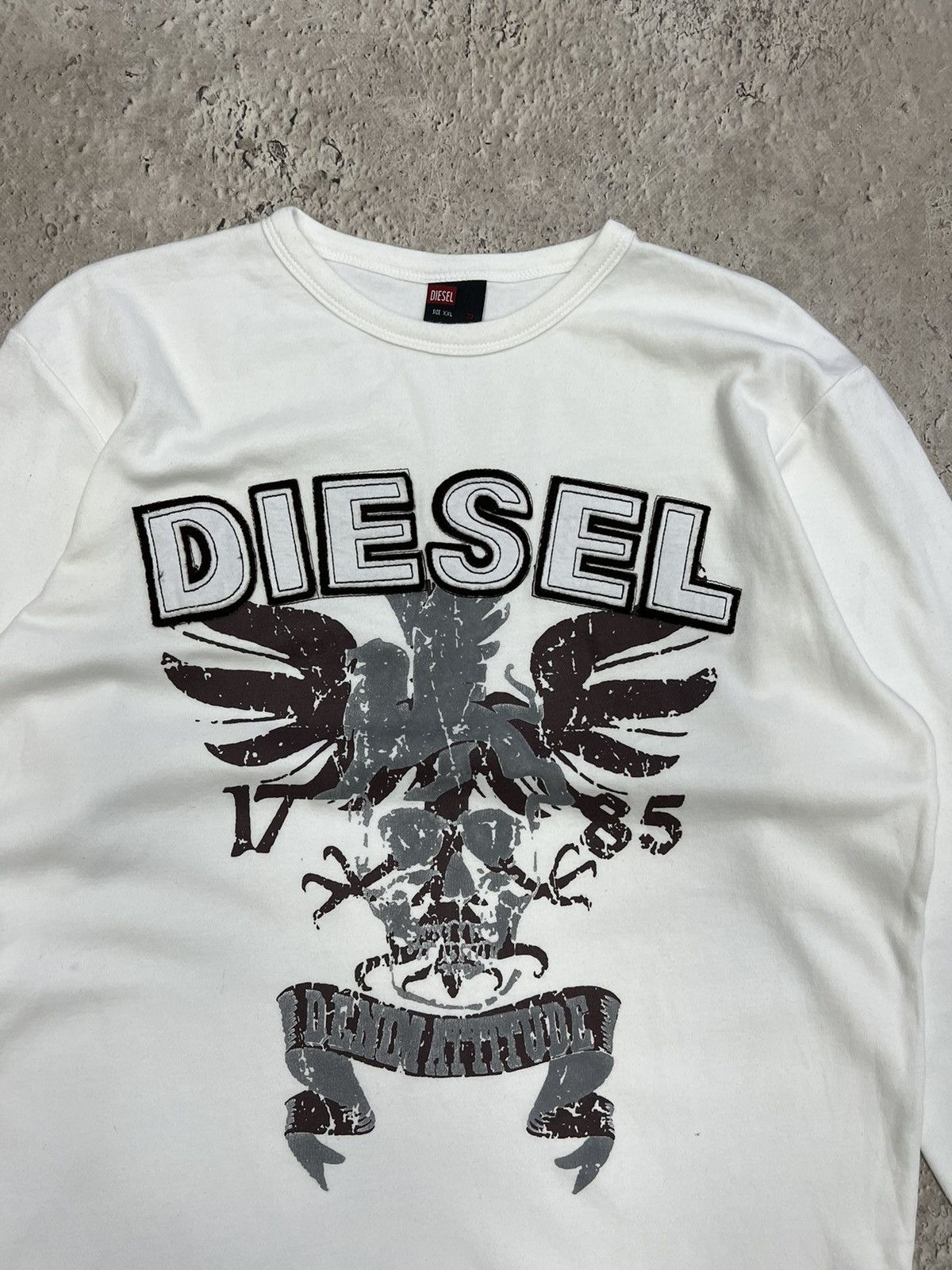 Diesel × Vintage VINTAGE DIESEL LONG SLEEVE tribal LOGO 90s Size US L / EU 52-54 / 3 - 4 Thumbnail