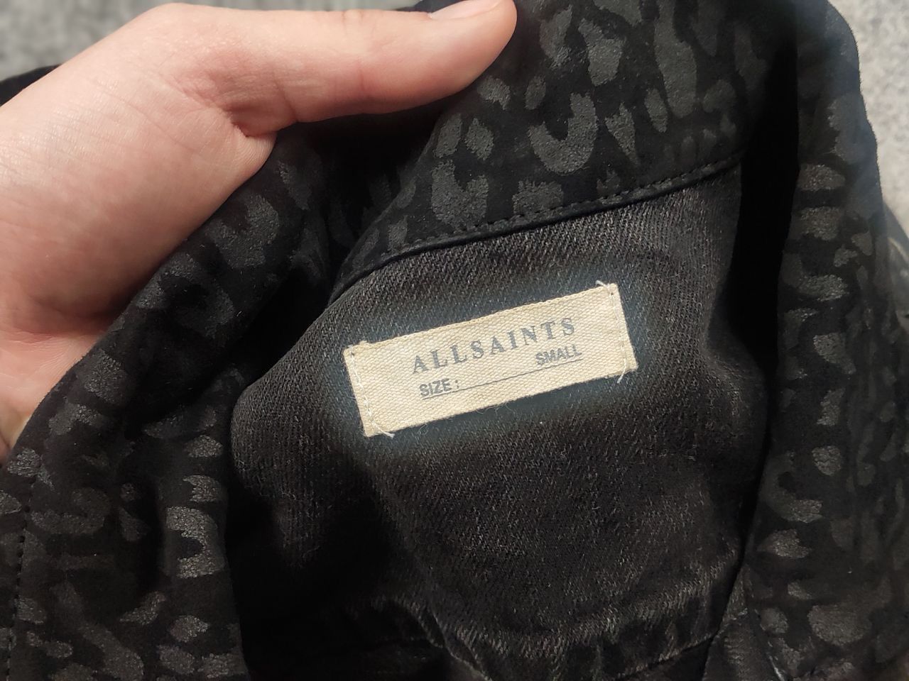 Allsaints Allsaints donlington Distressed Denim Jacket Washed Black Size US S / EU 44-46 / 1 - 12 Thumbnail