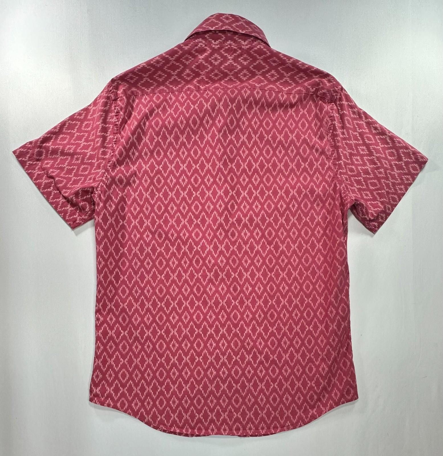 Banana Republic Banana Republic Stretch Soft Wash Slim Button Up Red Mens M Size US M / EU 48-50 / 2 - 2 Thumbnail
