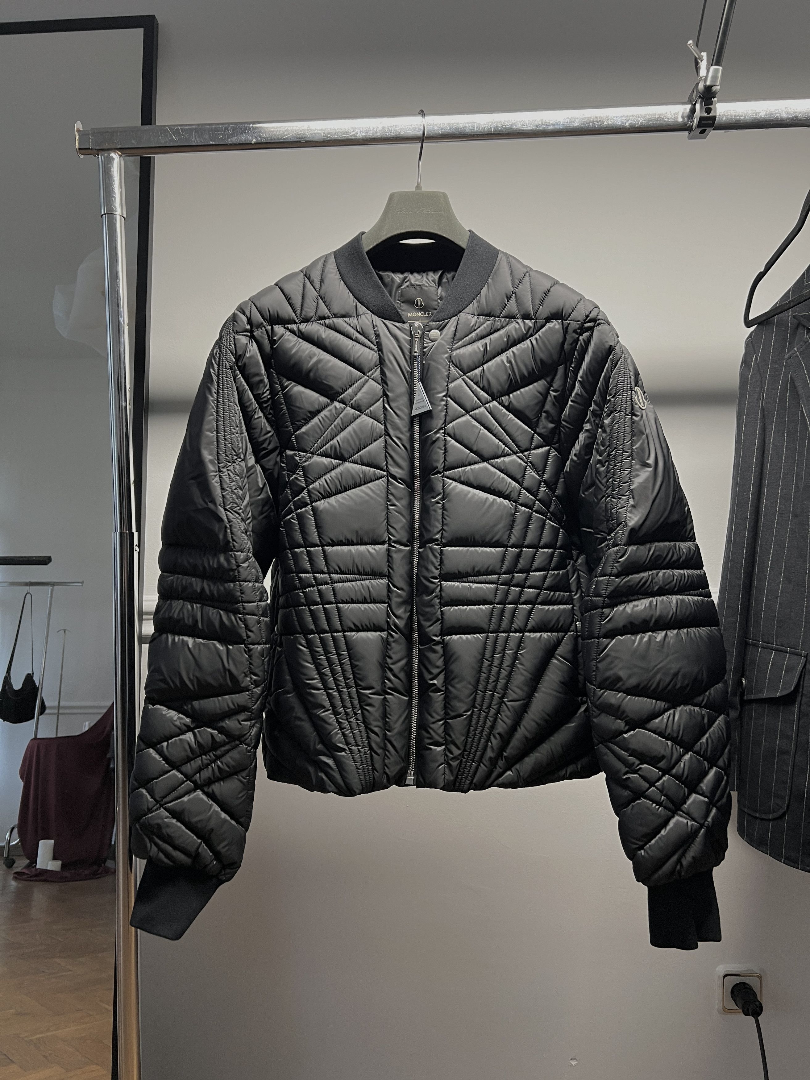 Moncler × Rick Owens RICK OWENS MEGAPENTA FLIGHT JACKET Size US L / EU 52-54 / 3 - 3 Thumbnail