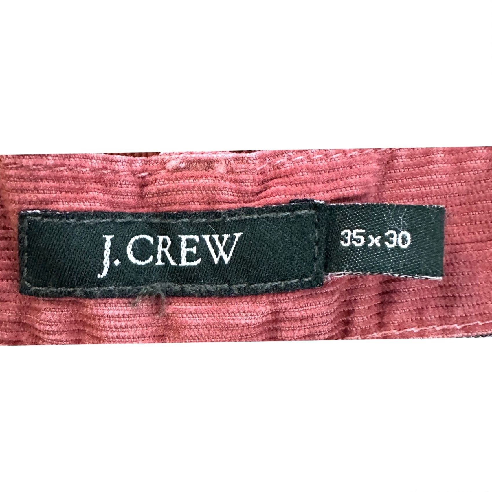 Vintage J Crew Corduroy Pants Mens 35X30 Wash Red Boot Cut Leg Pocket Casual Outdoor NEW Size US 35 - 4 Thumbnail