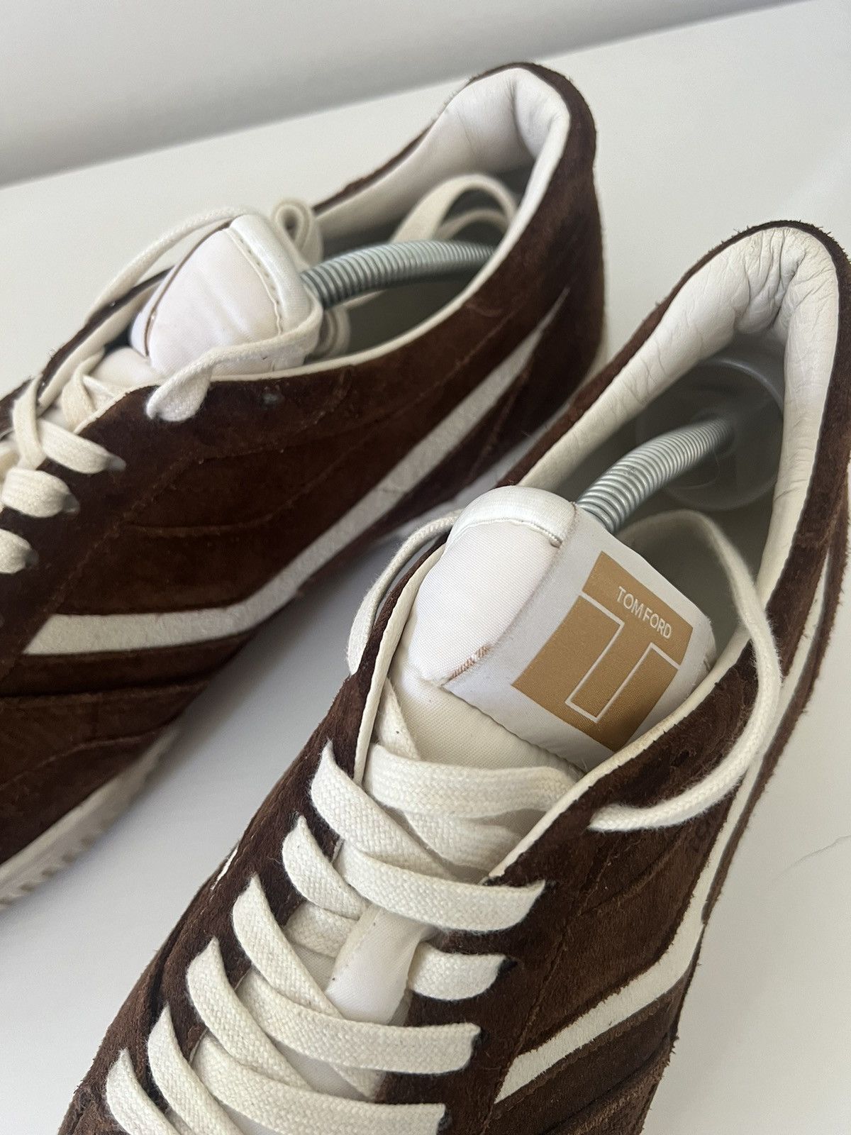 Tom Ford Tom Ford Brown Jackson Suede Sneaker Size US 10 / EU 43 - 3 Thumbnail