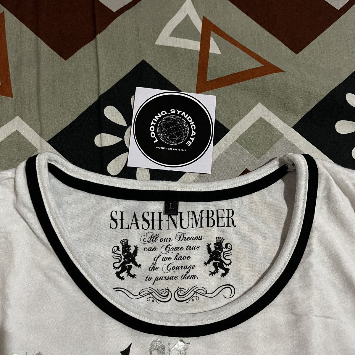Japanese Brand Slash number japan punk poem ifsixwasnine Size US L / EU 52-54 / 3 - 3 Thumbnail
