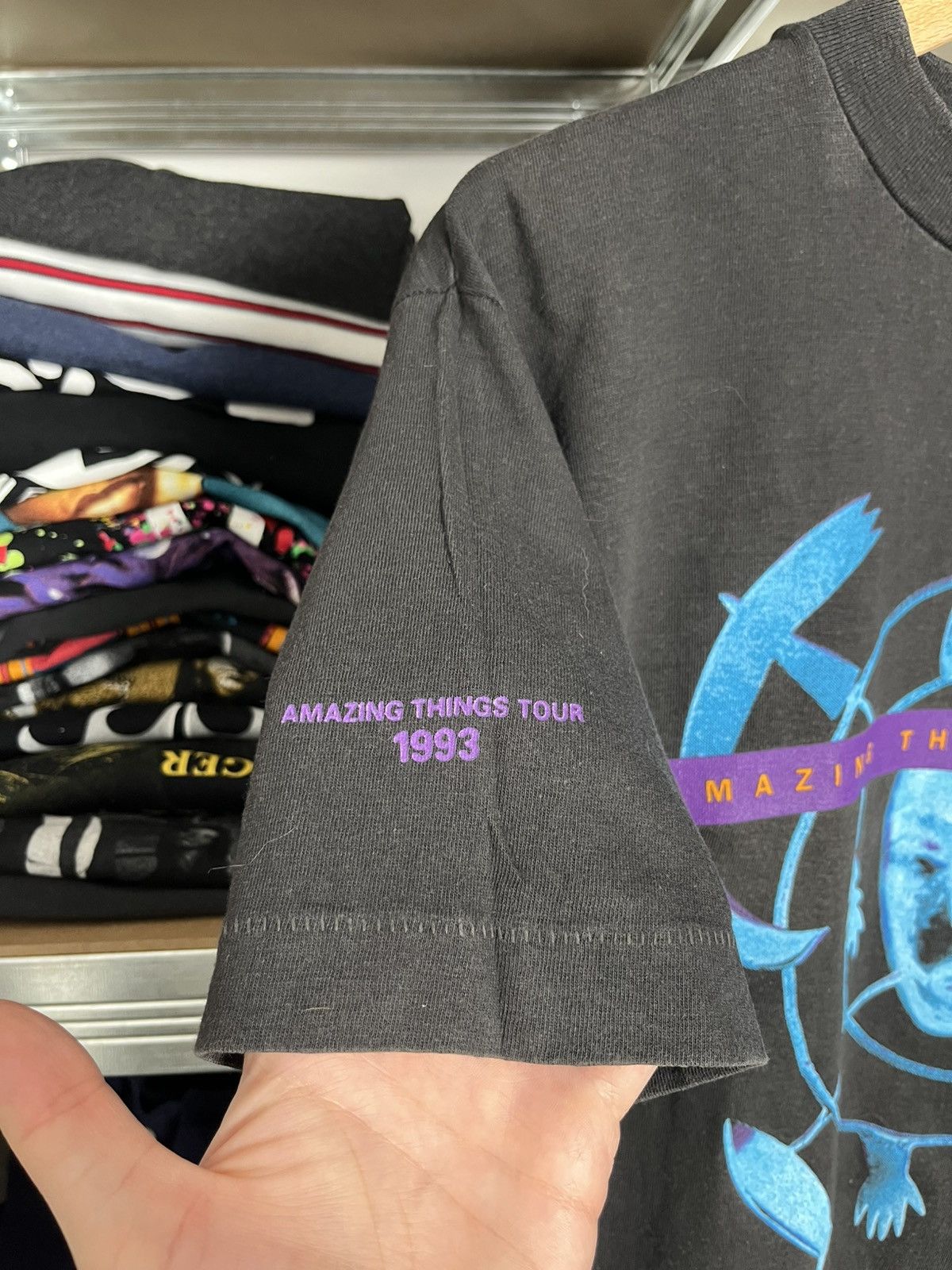 Band Tees × Vintage Vintage Runrig t shirt 1993 Single Stitch Size US M / EU 48-50 / 2 - 2 Thumbnail