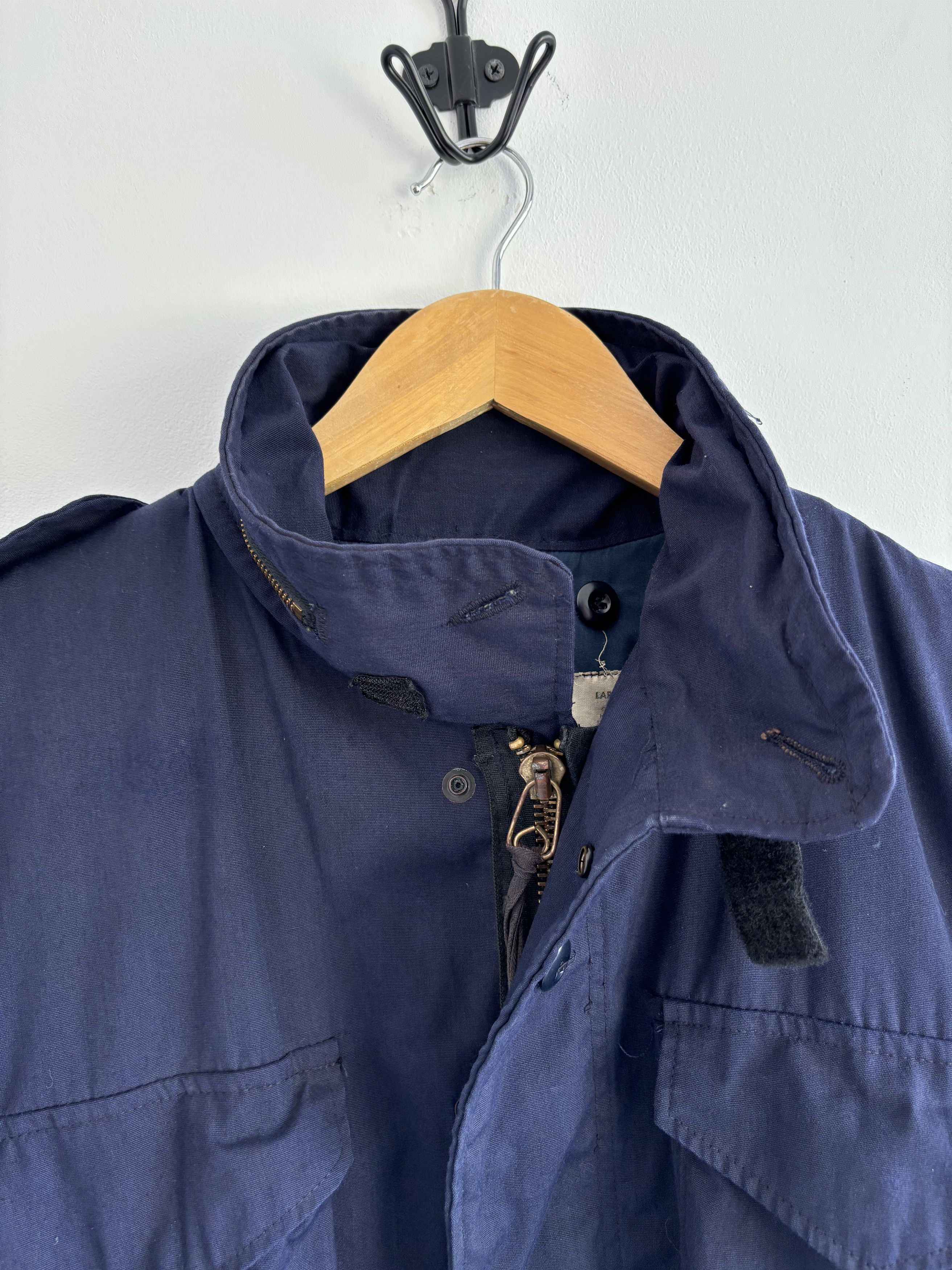 Japanese Brand Vintage Deadstock M65 Navy Scovill Zipper Jacket Size US L / EU 52-54 / 3 - 6 Thumbnail