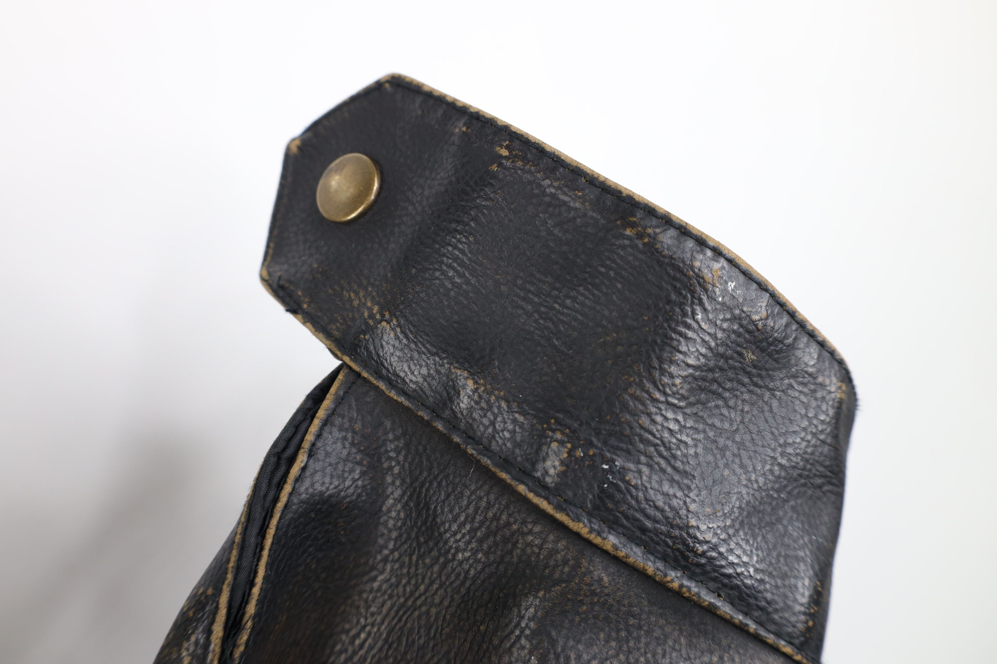 Vintage Vintage 90s Streetwear Quilted Faux Leather Jacket Brown Size US L / EU 52-54 / 3 - 7 Thumbnail