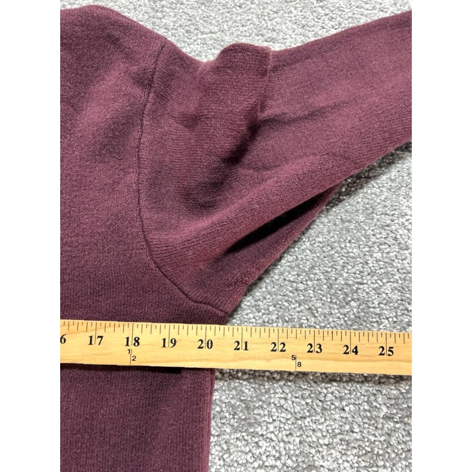 Zara Zara Sweater Womens Medium Red Tight Knit Ribbed Side Slit Warm Casual Wear Size M / US 6-8 / IT 42-44 - 7 Thumbnail