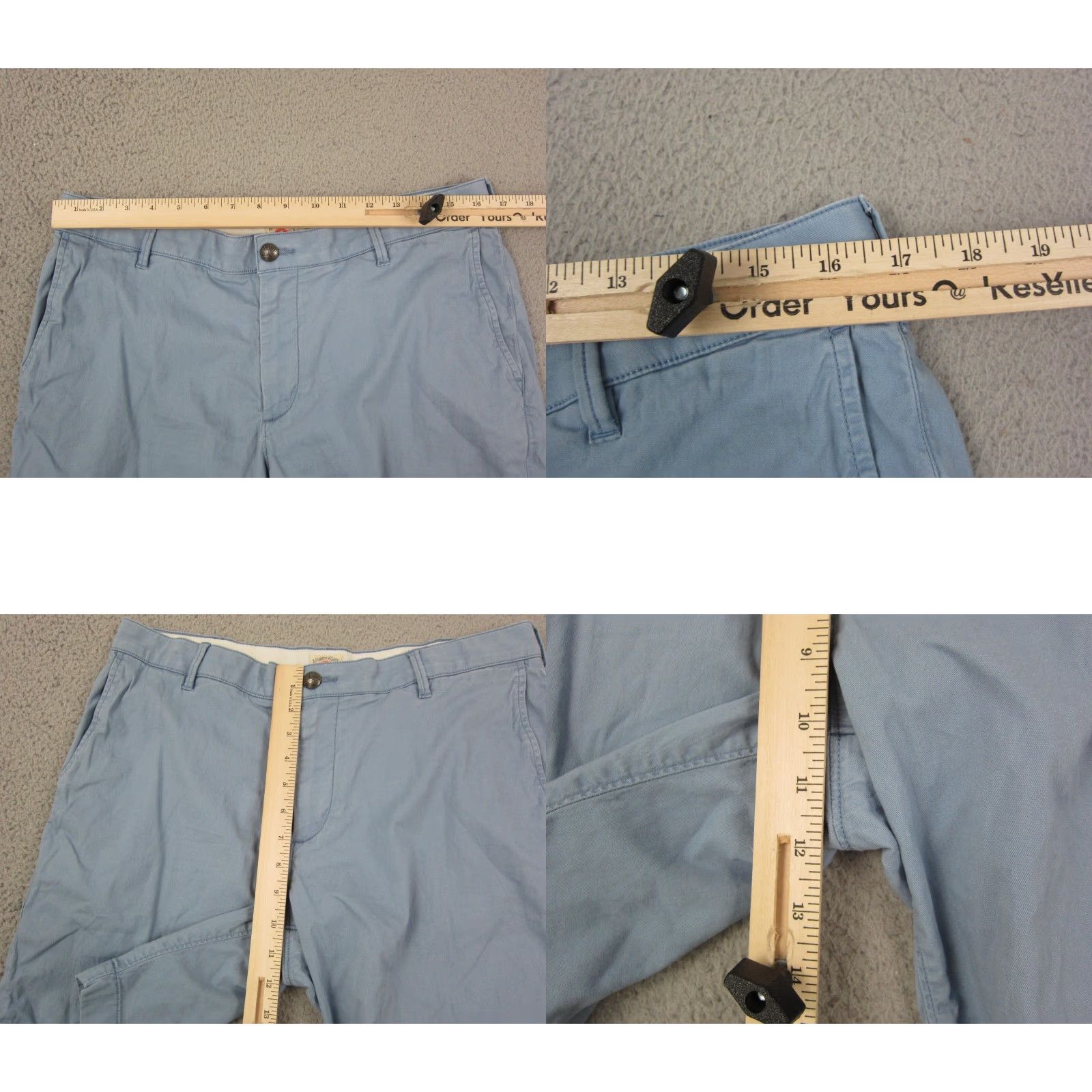 Faherty Faherty Shorts Adult 35 Blue Canvas Performance Chino Mens/Men Outdoor Size US 35 - 8 Thumbnail