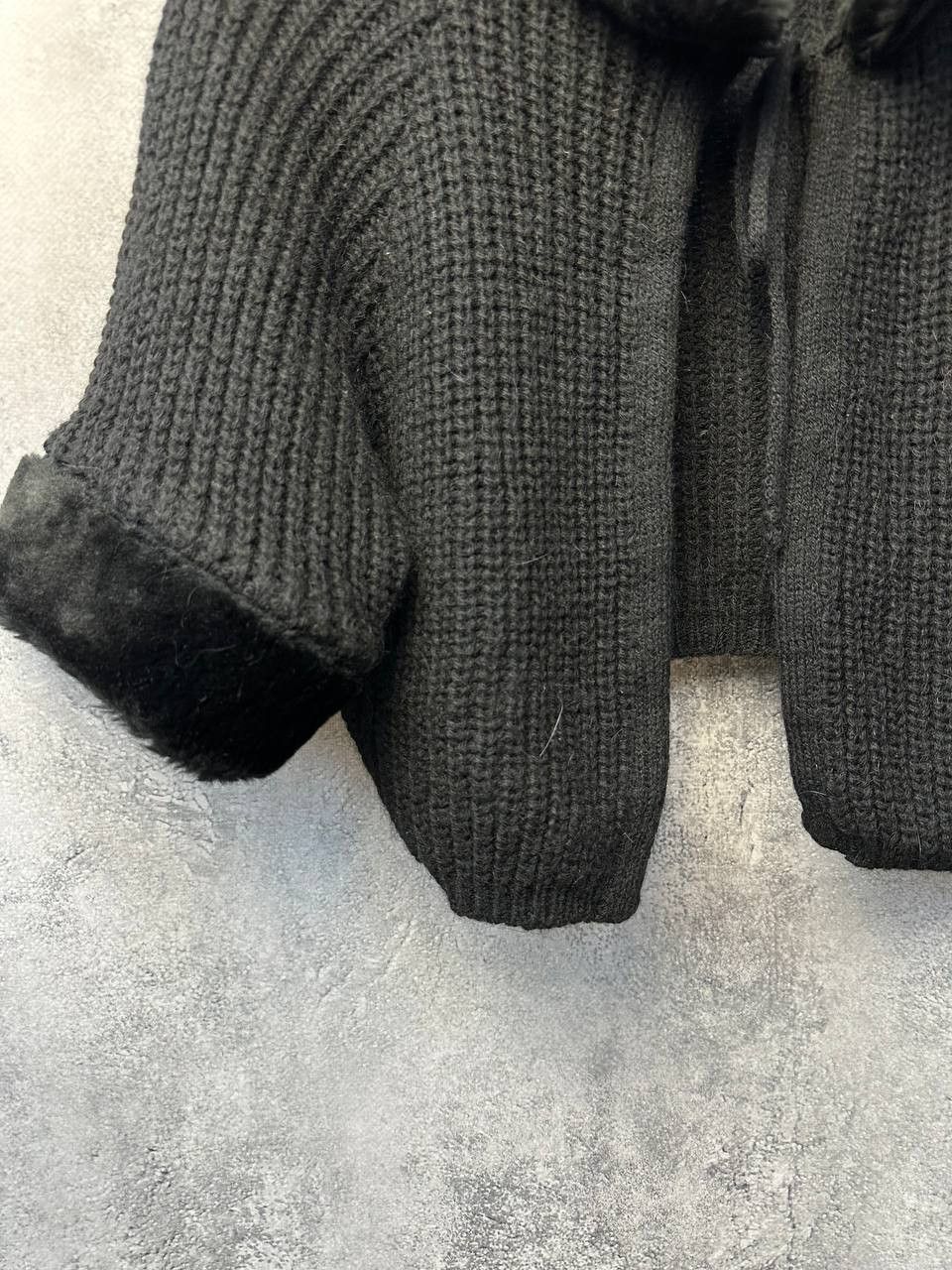Elisa Cavaletti Bottega by Elisa Cavaletti Knitted Fur-Trim Cropped Jacket Size S / US 4 / IT 40 - 7 Thumbnail