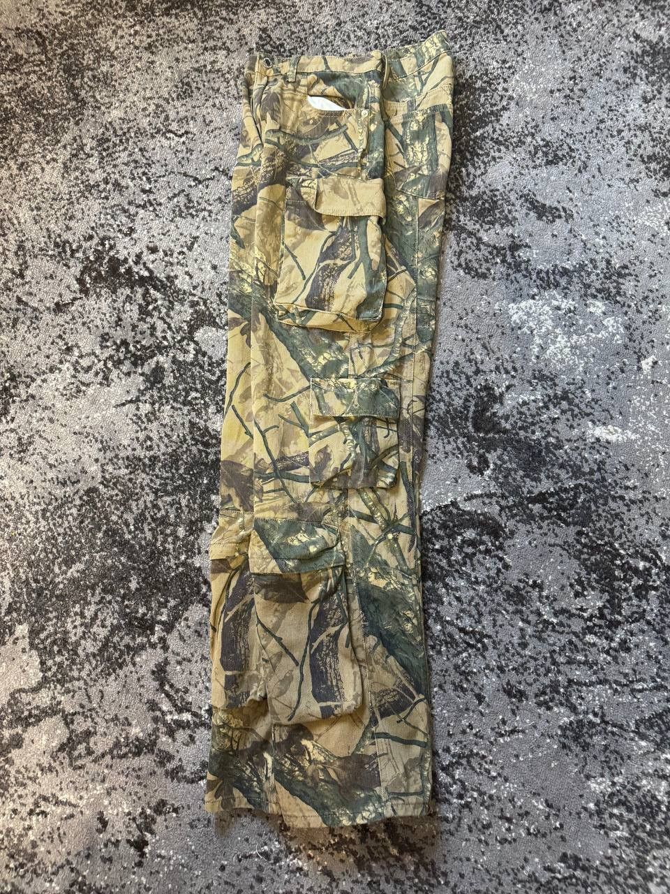 Other Military Y2k Multipocket Real Three Camo Plt Pants Size 26" / US 2 / IT 38 - 10 Thumbnail