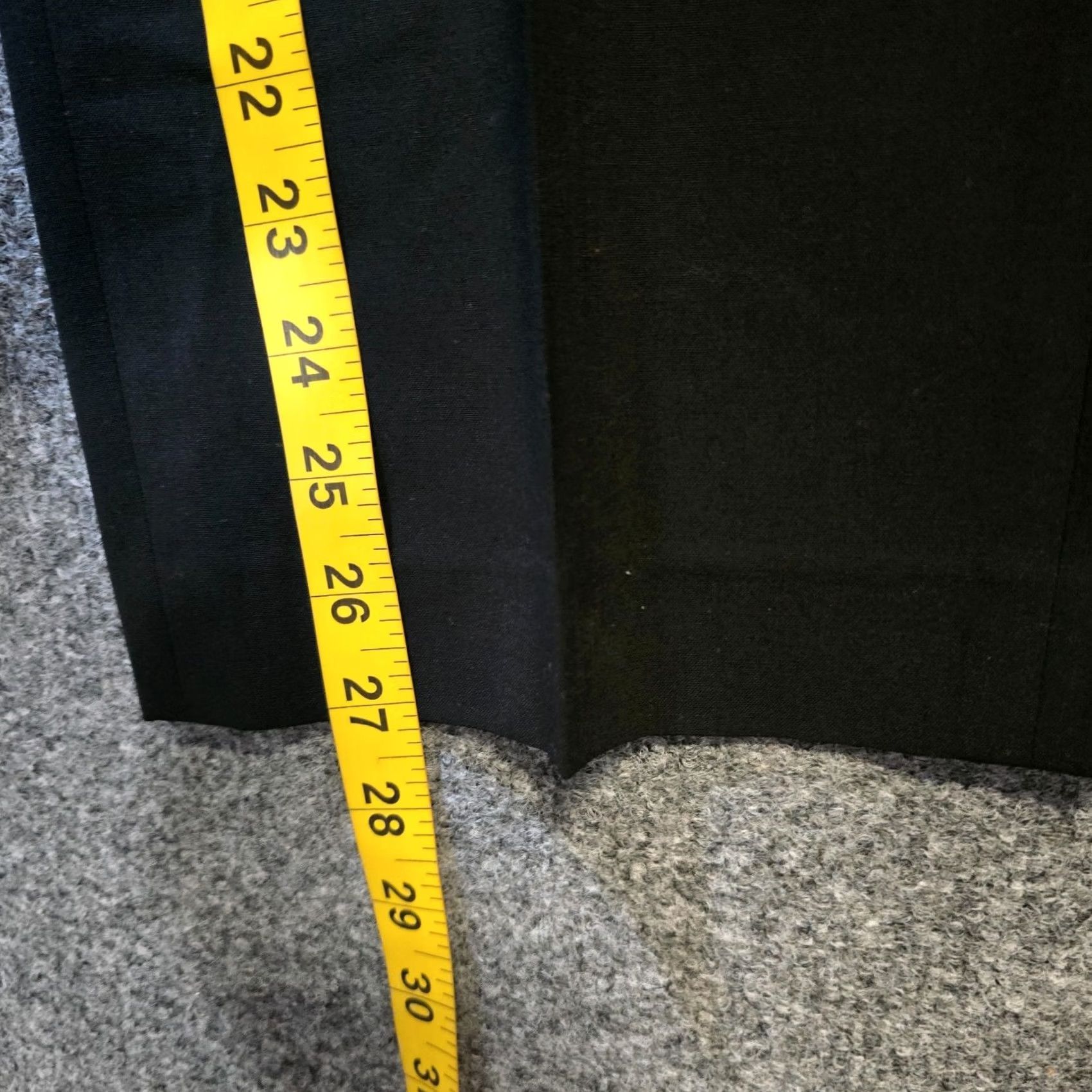 Theory Theory Pants Womens Size 6 Black Straight Leg Flat Front Career Casual Dress Pants Size 28" / US 6 / IT 42 - 7 Thumbnail