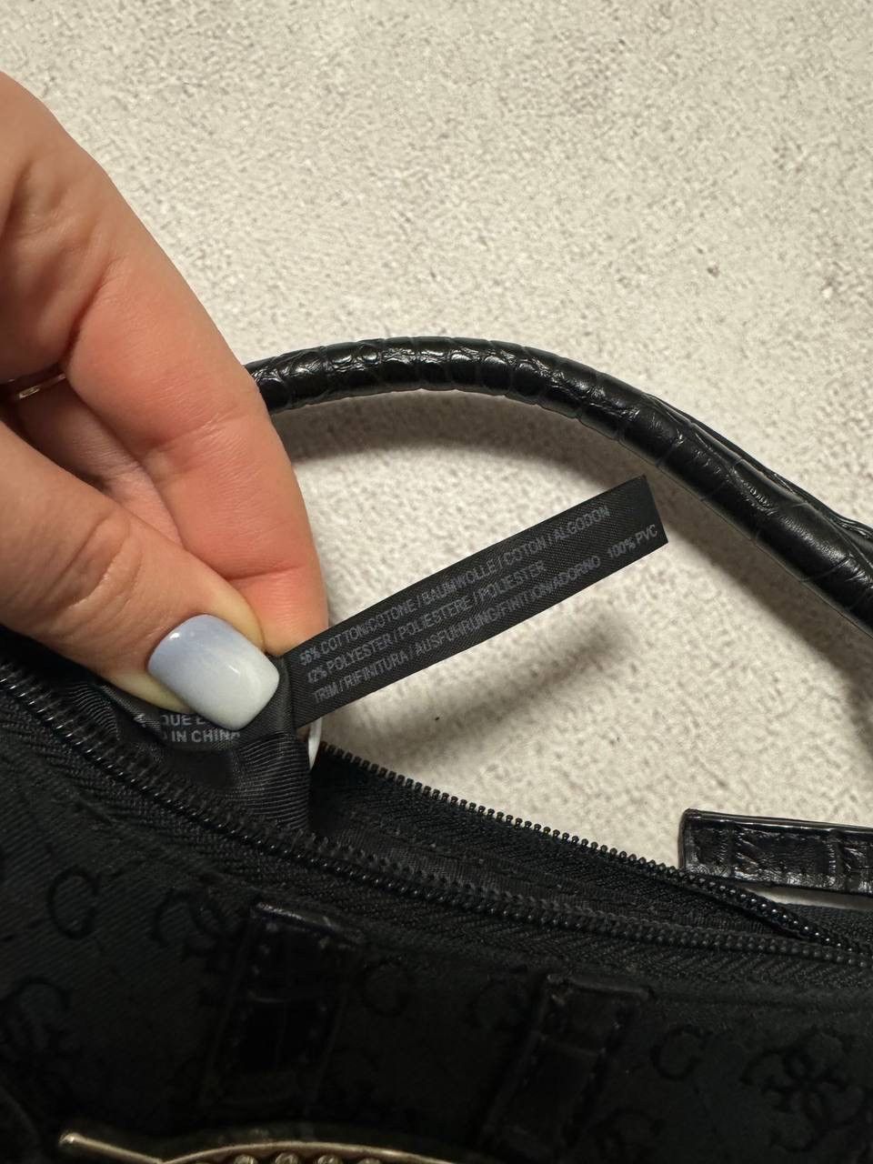 Guess × Vintage Vintage Guess Baguette Bag Mini Rhinestones Black Size ONE SIZE - 7 Thumbnail