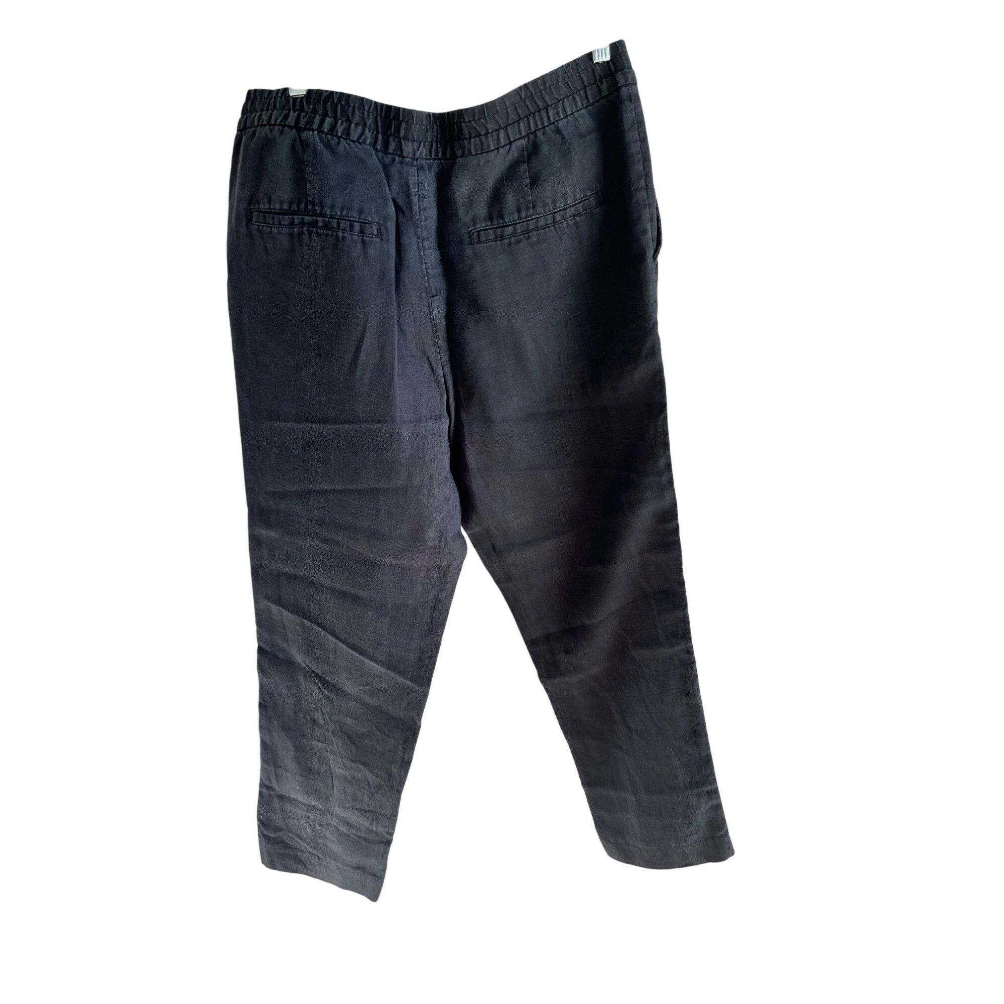 H&M H&M Regular Fit Mens Cropped Pants 34/32 Linen & Polyester B Size US 34 / EU 50 - 2 Thumbnail