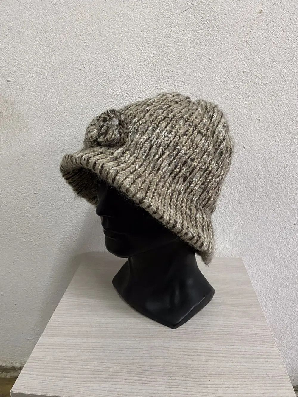 Japanese Brand Japanese Brand Knit Bucket Hat Size ONE SIZE - 3 Thumbnail