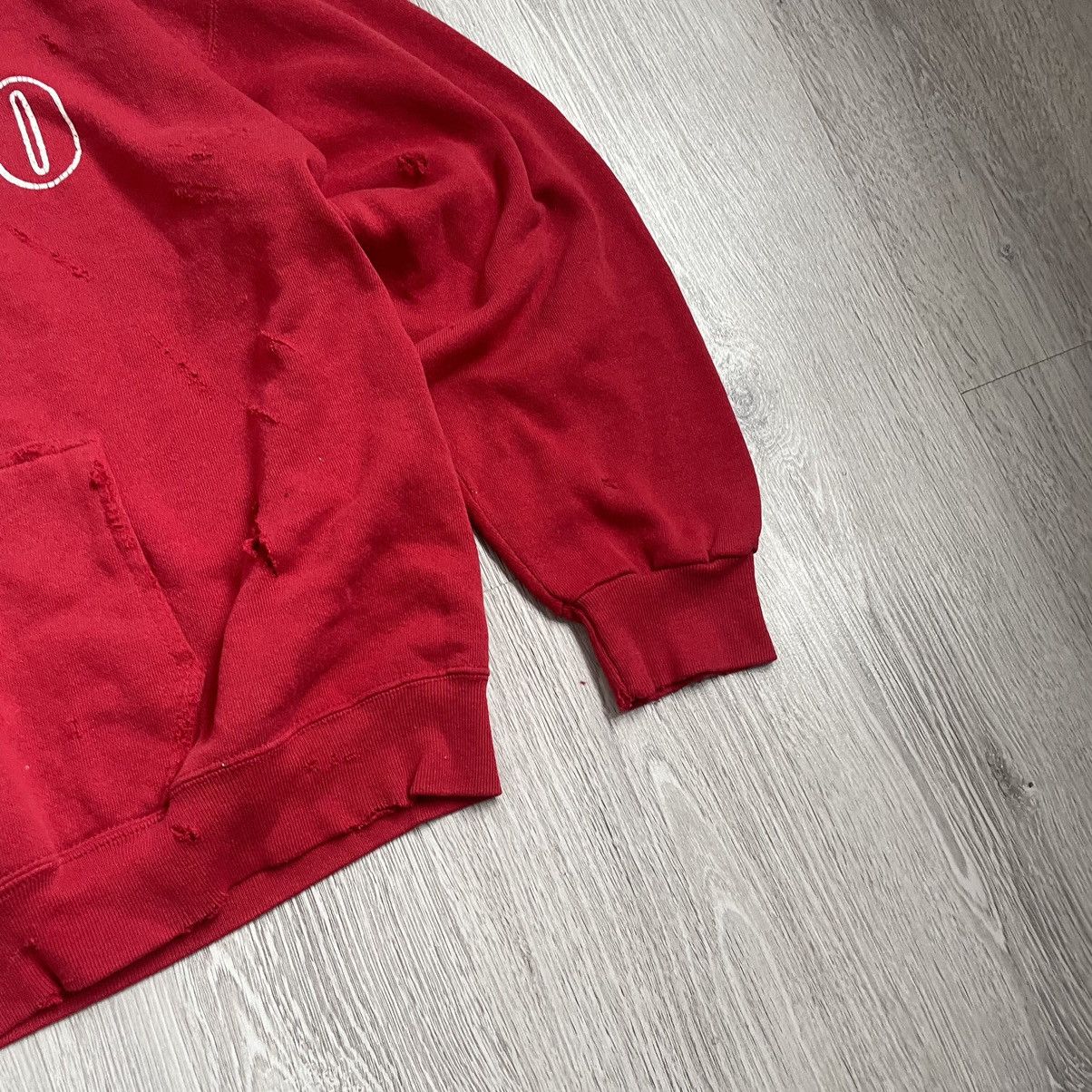 Marlboro Marlboro Distressed Hoodie Tultex 90s Size US XL / EU 56 / 4 - 7 Thumbnail