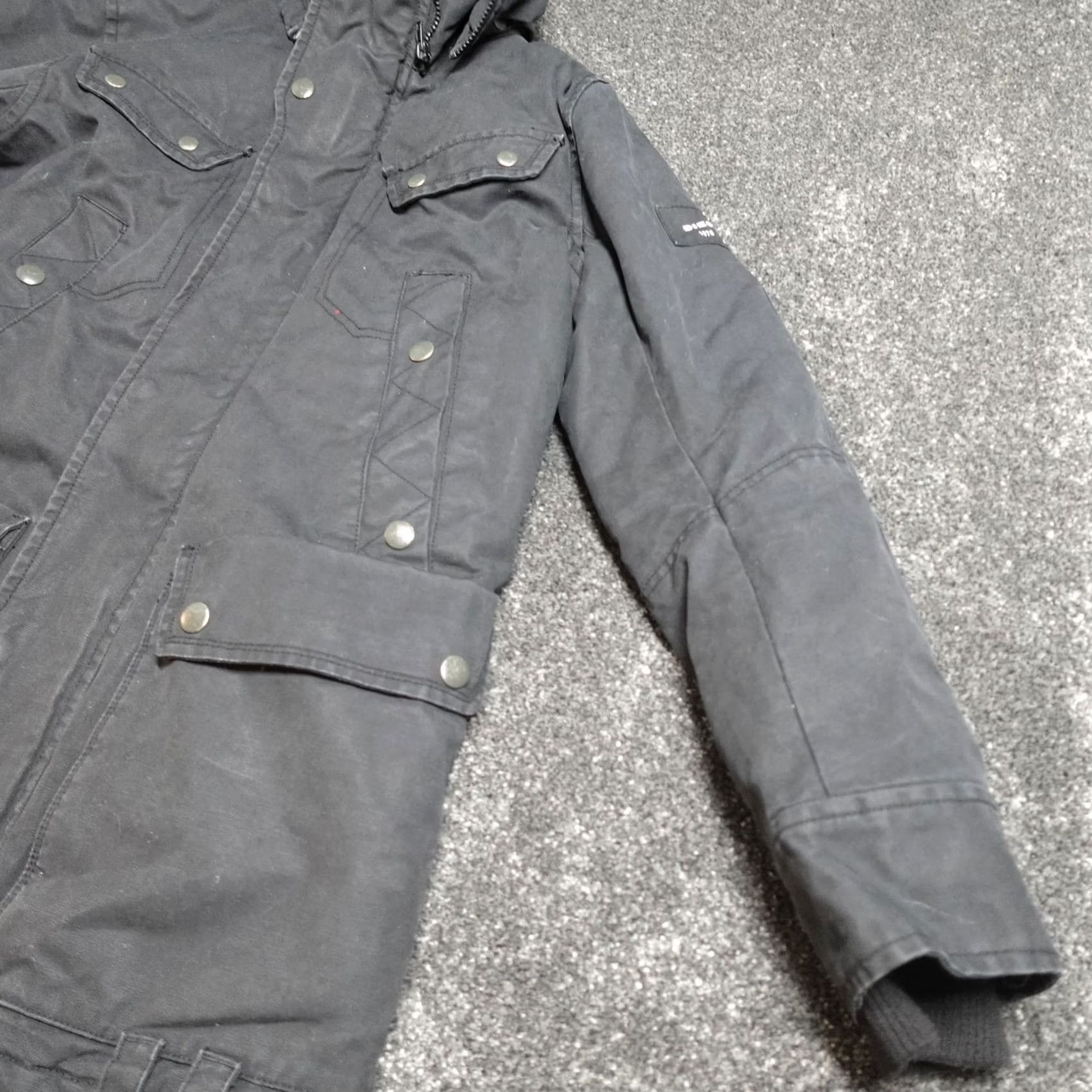 Diesel Diesel Jacket Black Canvas Heavy Weight Thick Size Medium Mens Size US M / EU 48-50 / 2 - 3 Thumbnail