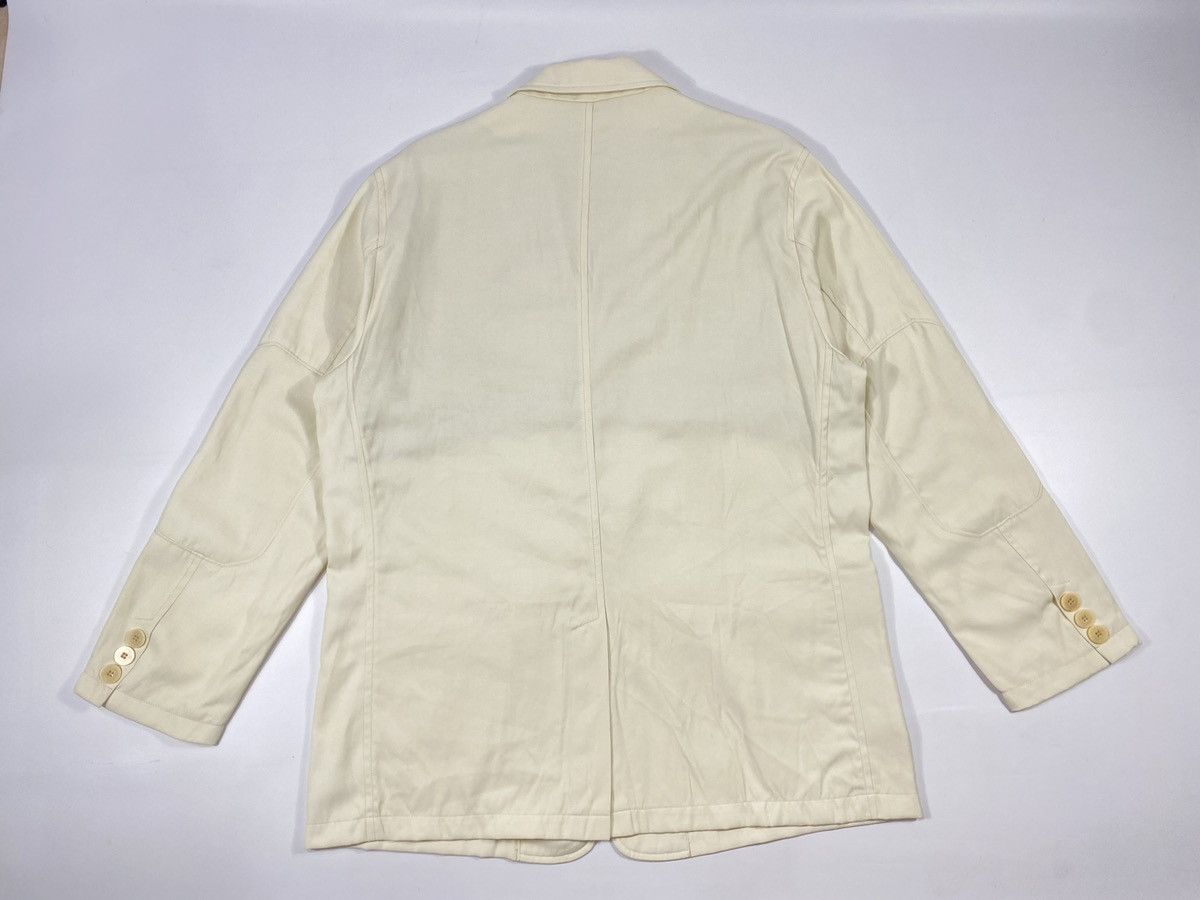 Canali 🔥LASTDROP🔥 Canali Milk Nylon Zip Pocket Blazer Nylon Jacket Size US XL / EU 56 / 4 - 22 Thumbnail