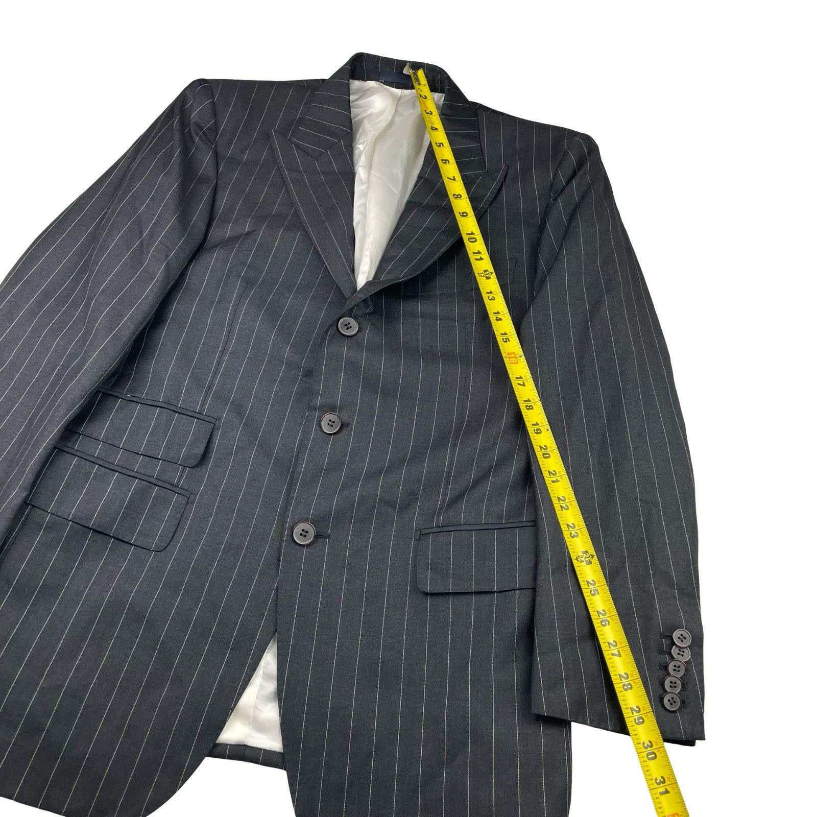 Suitsupply SuitSupply Men’s Washington SB 100% Wool Slim Fit Blazer Gra Size 42R - 11 Thumbnail