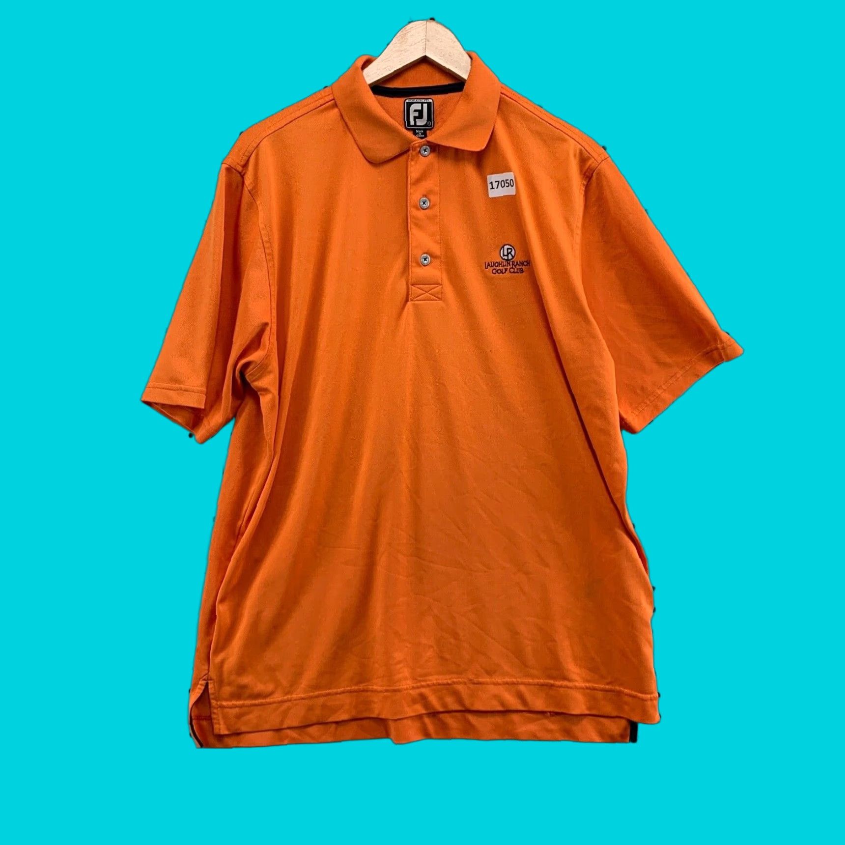 Footjoy FootJoy Shirt Adult Mens Large Orange Short Sleeve Golf Shirt Mens Size US L / EU 52-54 / 3 - 1 Thumbnail