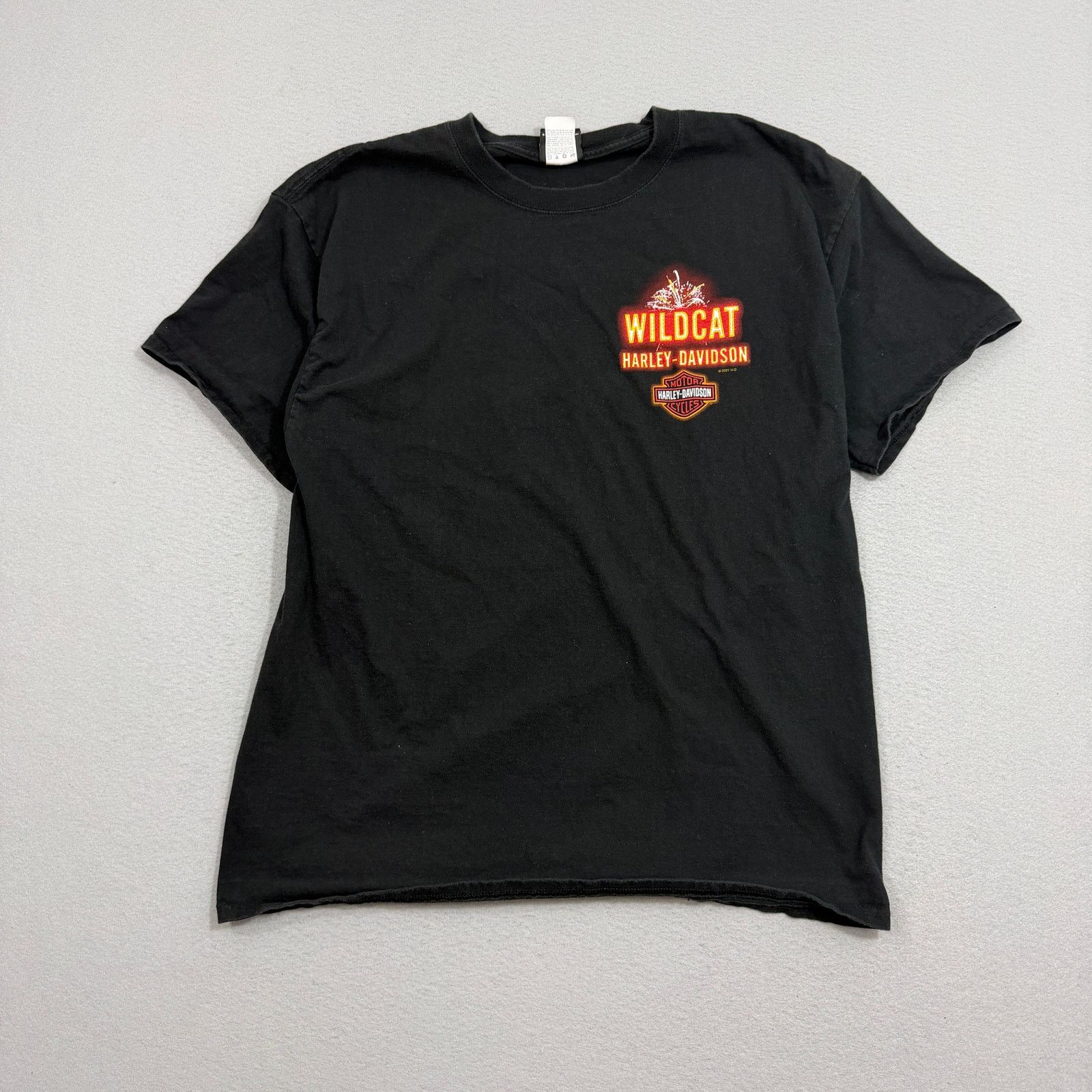 Harley Davidson Harley Davidson Wildcat Shirt Men's Extra Large Black Biker Size US XL / EU 56 / 4 - 2 Thumbnail