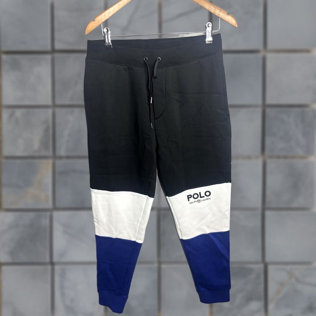 Polo Ralph Lauren Polo Ralph Lauren Pants Mens Small Black White Colorblock Joggers Sweatpants Size US S / EU 44-46 / 1 - 1 Thumbnail