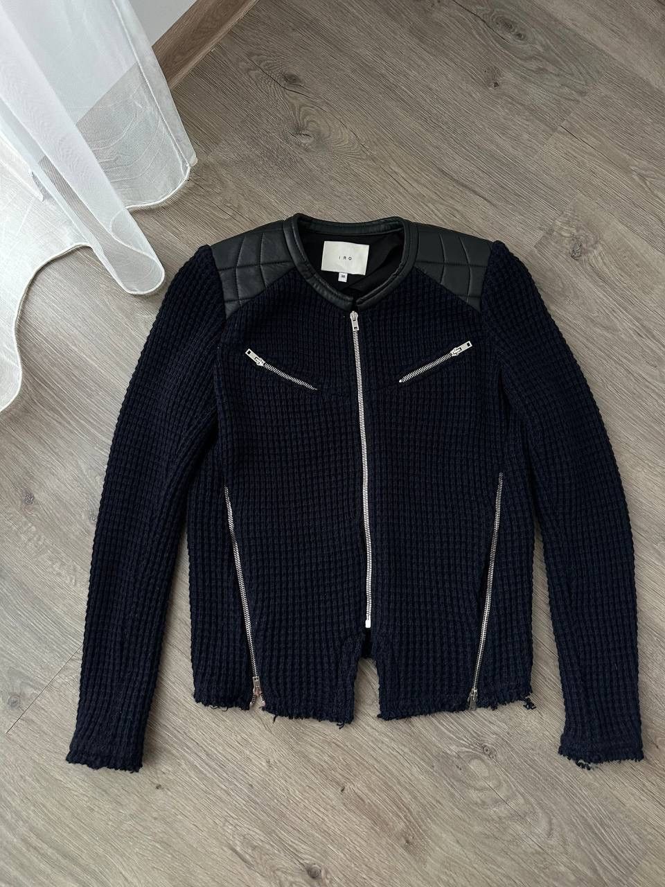 Iro × Japanese Brand × Vintage Vintage IRO Japanese Blue Jacket Size US S / EU 44-46 / 1 - 2 Thumbnail