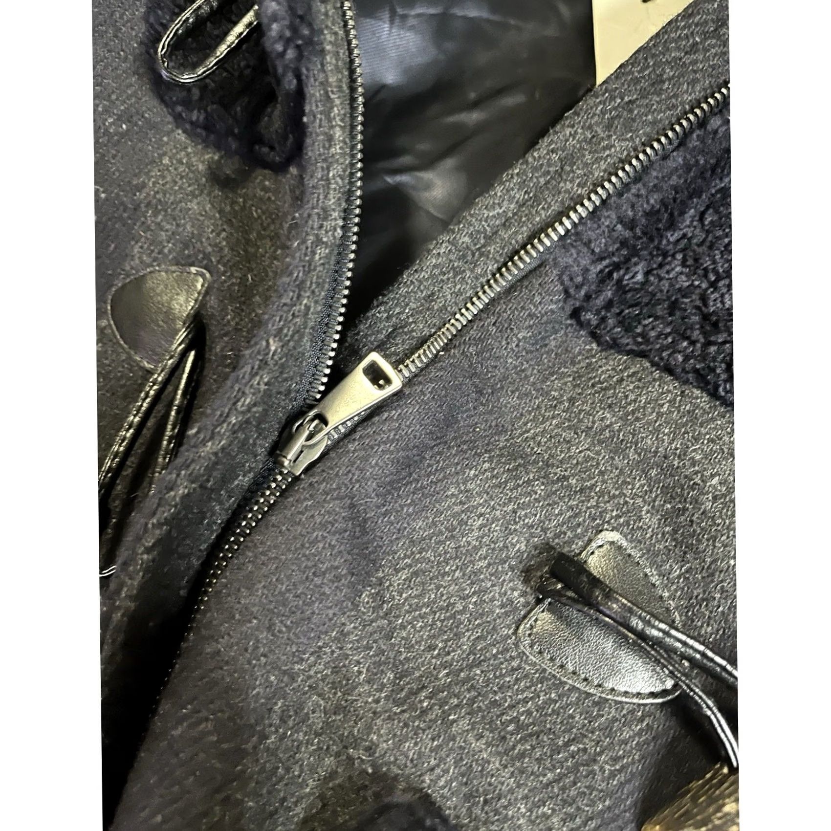 Vintage SONIA Wool Blend Hooded Coat Gray Solid Long Sleeve Size 36 Size XS / US 0-2 / IT 36-38 - 6 Thumbnail