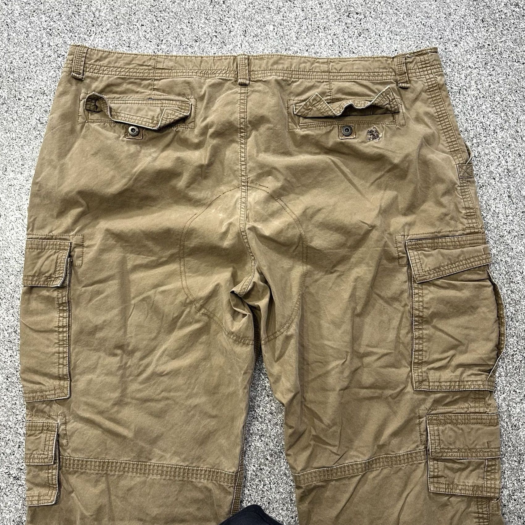 Orvis OLD NAVY Surplus Cargo Pants Mens 46x30 Brown Vintage Cargo Pants Mens 46 30 Brown Size US 38 / EU 54 - 5 Thumbnail