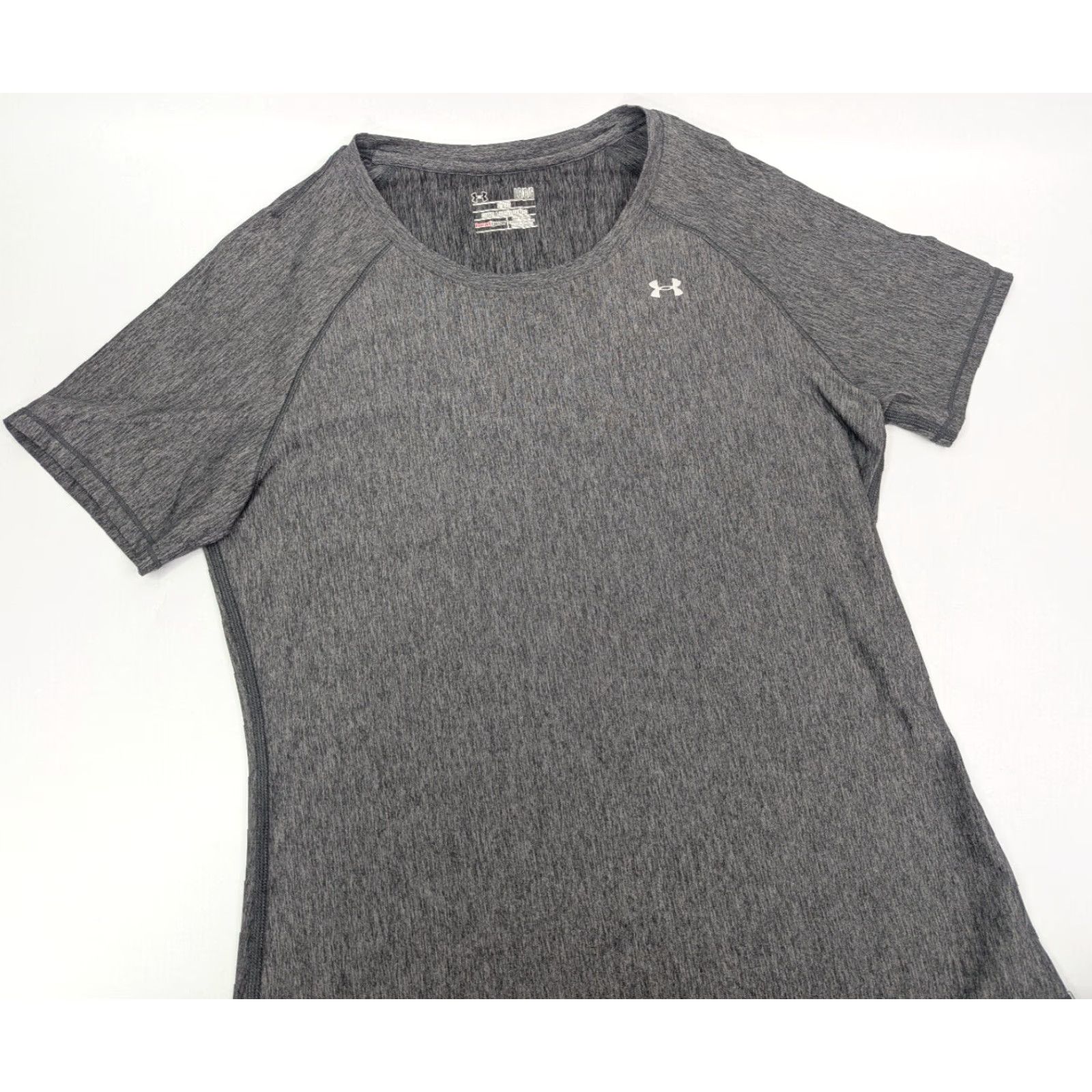 Under Armour Under Armour HeatGear Fitted Alpha T-Shirt Raspberry Grey Womens Large Size L / US 10 / IT 46 - 3 Thumbnail