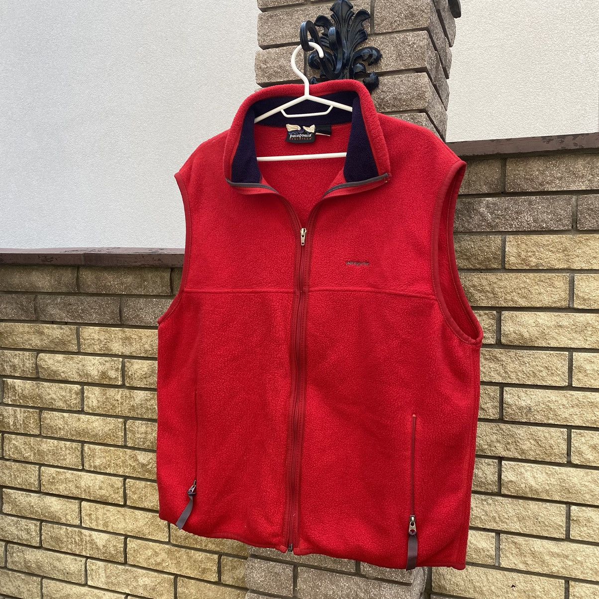 Vintage Patagonia Synchilla Vintage Red Vest | Grailed