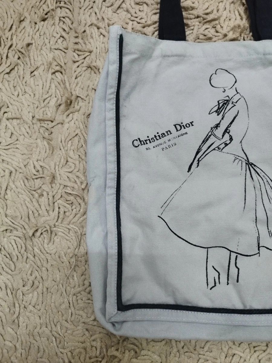 Christian Dior Monsieur Christian Dior V&A Museum Exhibition Tote Bag Size ONE SIZE - 6 Thumbnail