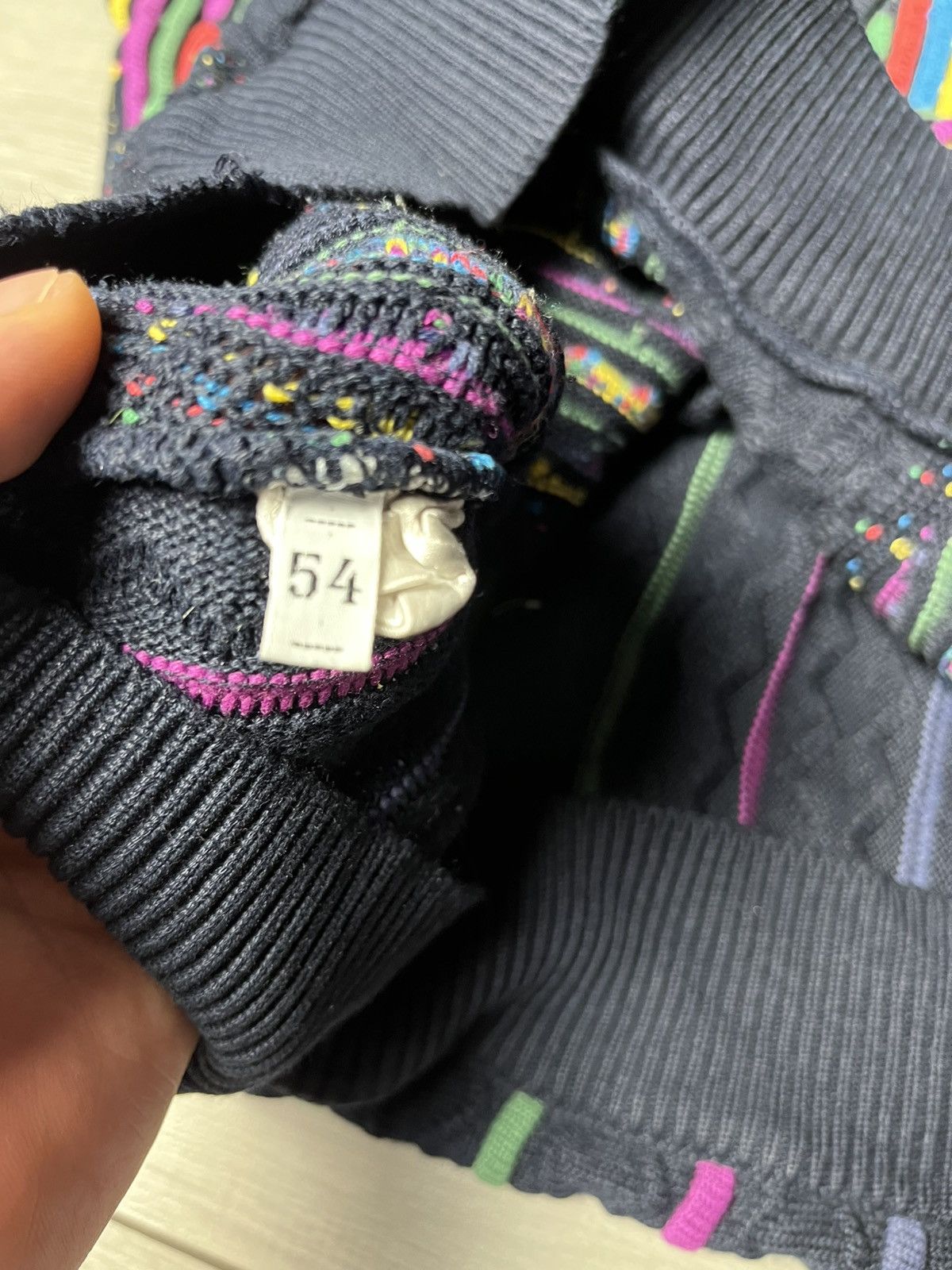 Carlo Colucci Carlo Colucci Sweater Coogi style Australian Avant Garde Size US L / EU 52-54 / 3 - 5 Thumbnail