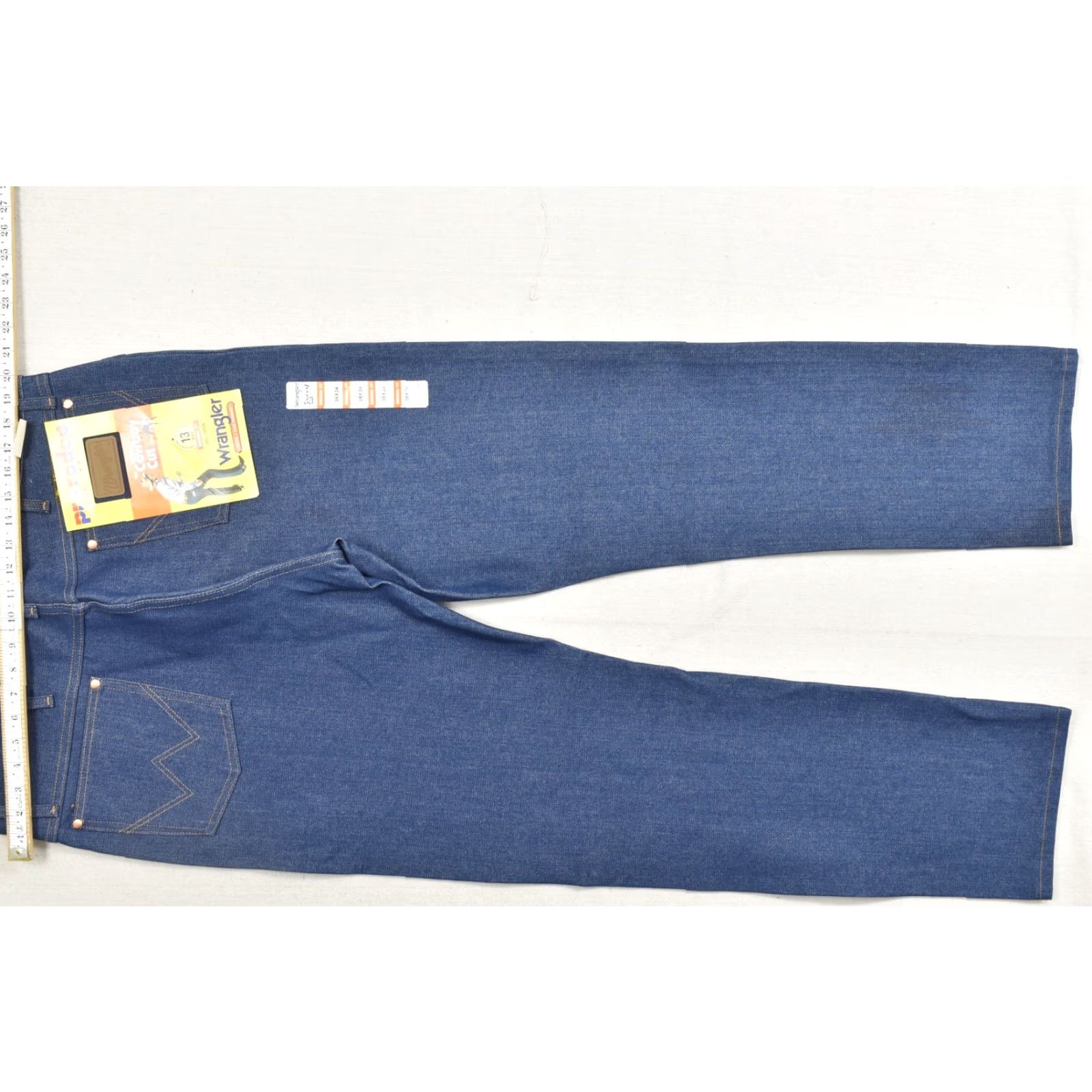 Wrangler Wrangler Jeans 38x34 Cowboy Cut 13MWZ Original Fit Men’s Denim 5-Pocket Logo Blue 100% Cotton Wrangler Cowboy Cut Size US 38 / EU 54 - 4 Thumbnail