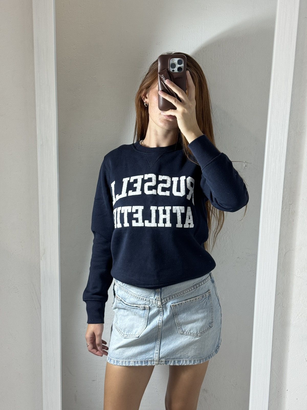 Russell Athletic VINTAGE RUSSELL ATHLETIC AMERICAN STYLED SWEATSHIRT Size S / US 4 / IT 40 - 1 Thumbnail