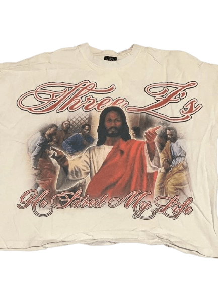 Other 378 Brand 'He Saved My Life' Graphic T-Shirt Size US L / EU 52-54 / 3 - 1 Thumbnail