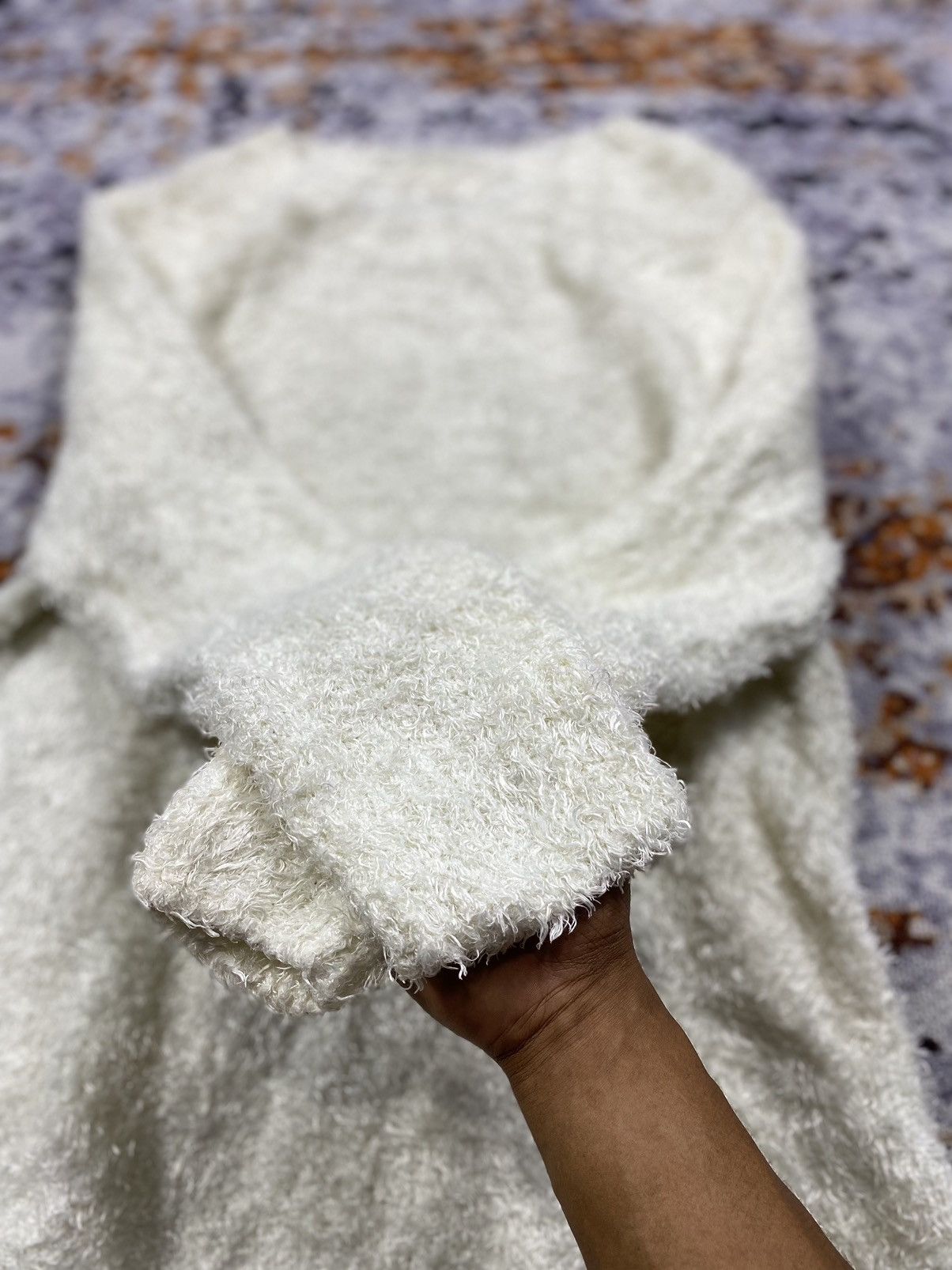 Japanese Brand Jinty grunge kurt cobain style Mohair Sweater Size US L / EU 52-54 / 3 - 4 Thumbnail