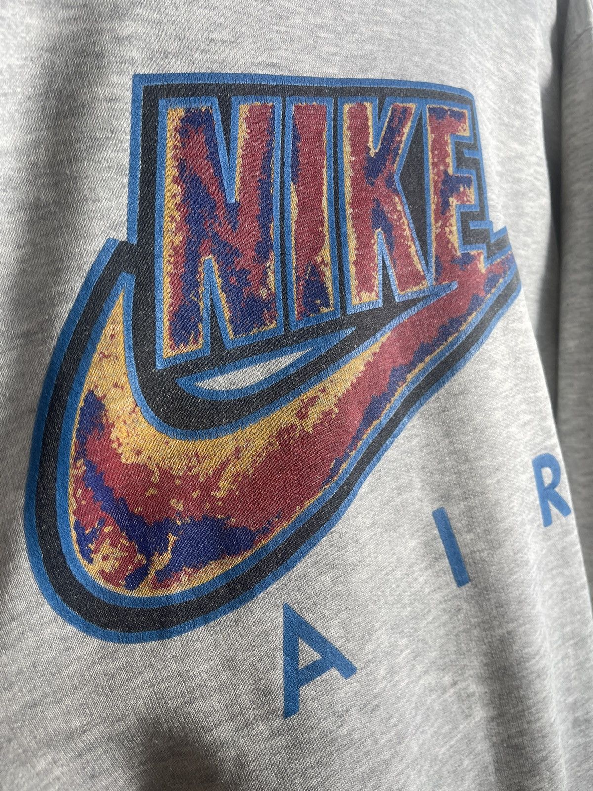 Nike Vintage 90s Nike Multi colour Big logo sweatshirt jumper Size US M / EU 48-50 / 2 - 4 Thumbnail