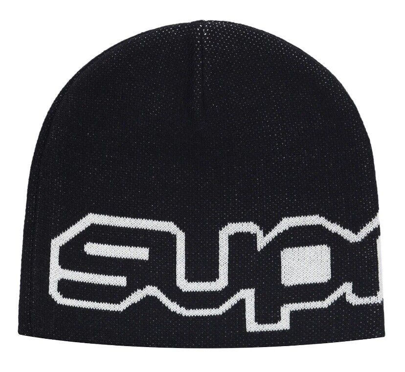 Supreme NWT Supreme Wrap Logo Beanie - Black Size ONE SIZE - 1 Thumbnail