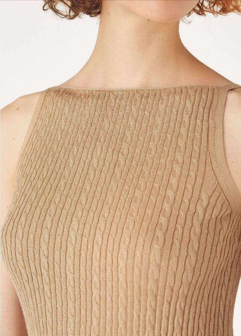 Loro Piana o1srvl11e1125 FAO2880 Rimella Tank Top in Brown Size XS / US 0-2 / IT 36-38 - 6 Thumbnail